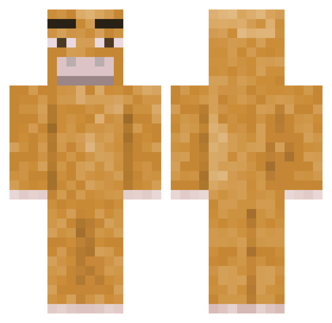 5_wu Minecraft skin, front and back view