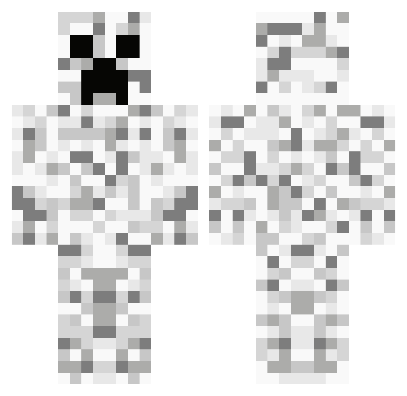 GuisheKp Minecraft skin, front and back view
