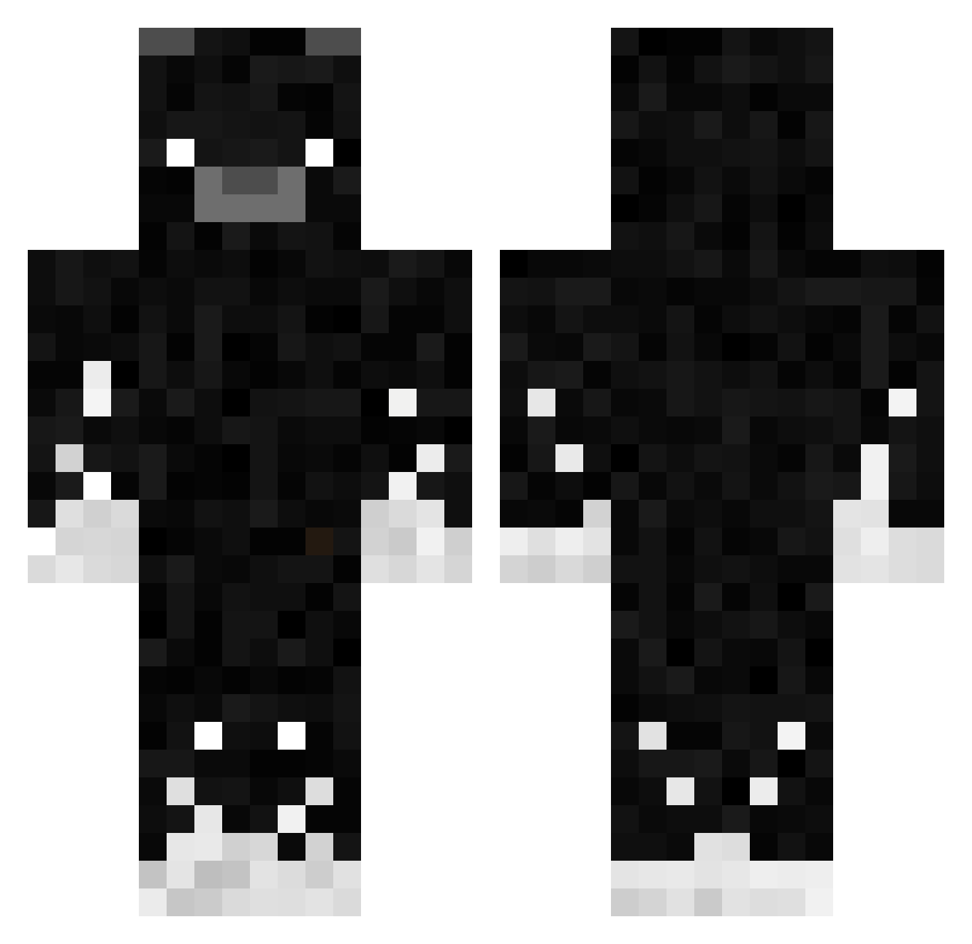 Simonator145 Minecraft skin, front and back view