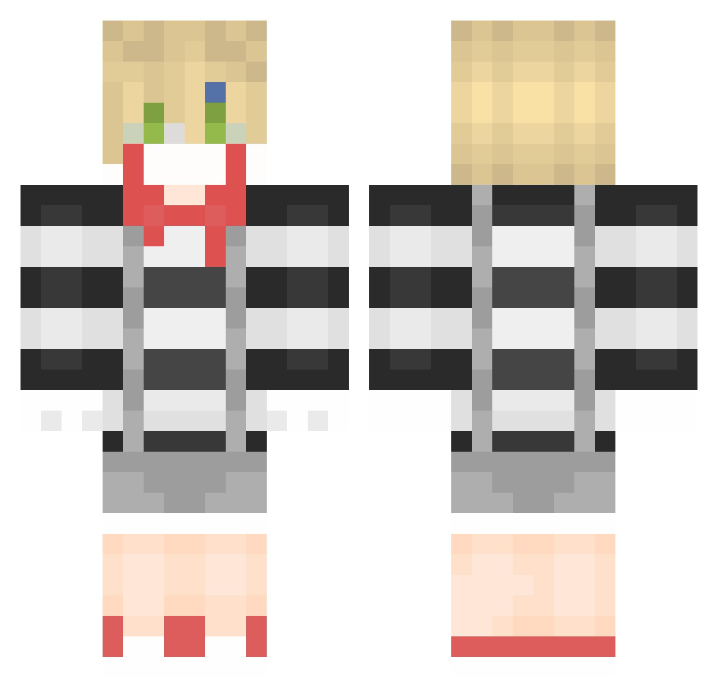 h3nrywilluk Minecraft skin, front and back view