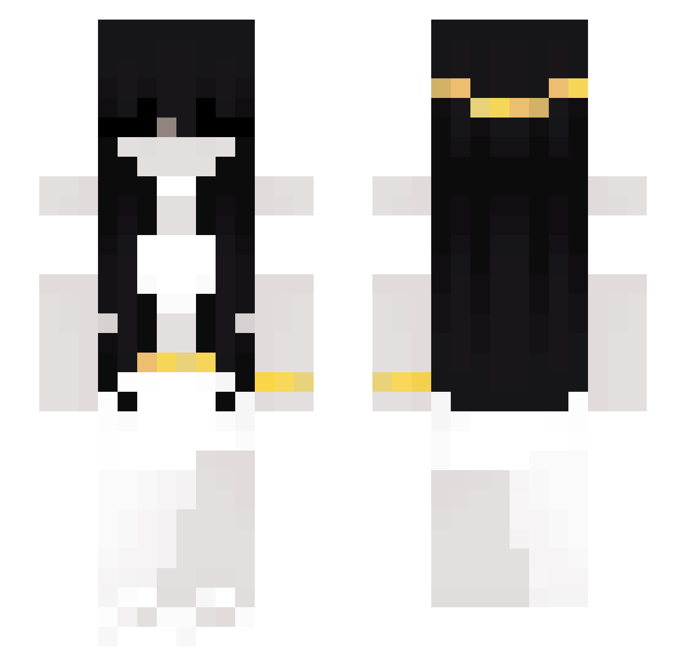 _WenZero_ Minecraft skin, front and back view