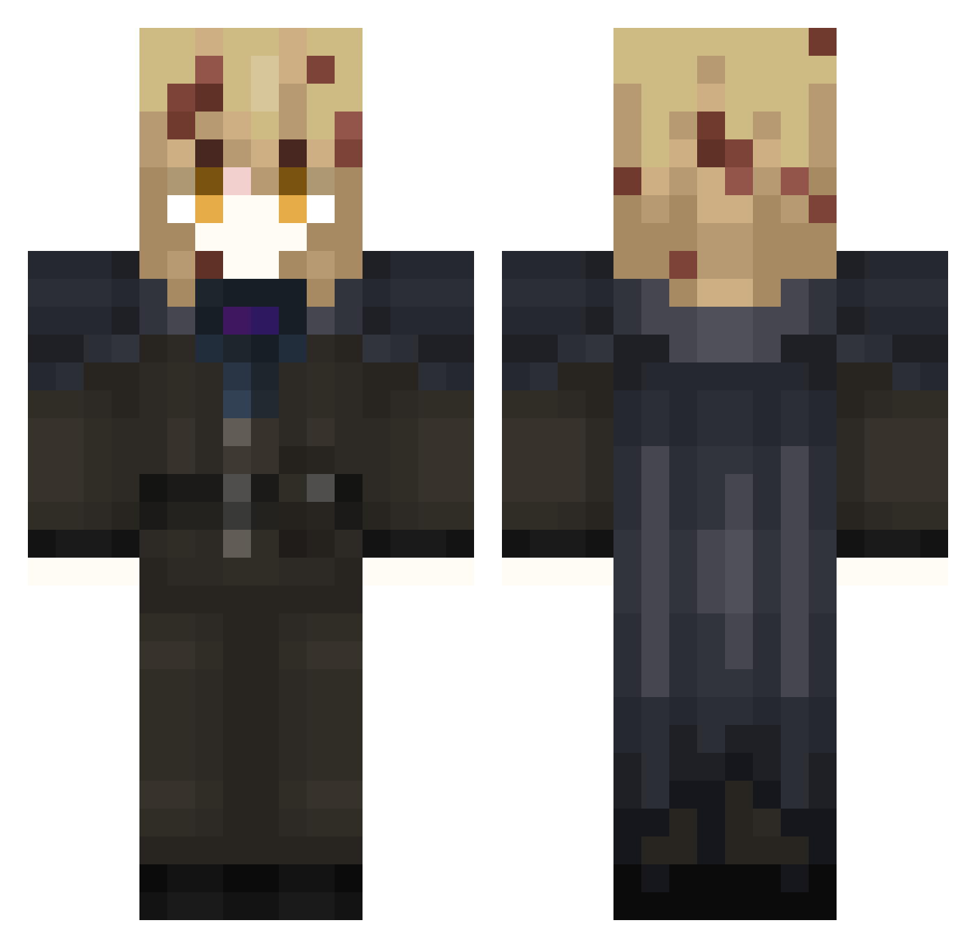 So1emnLament Minecraft skin, front and back view