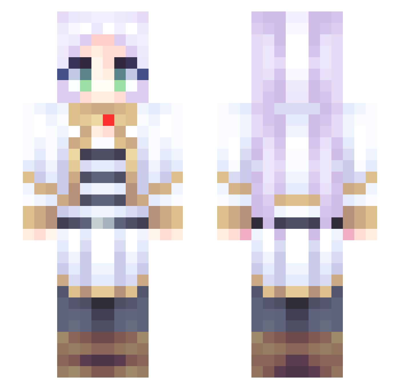 MW_MEU Minecraft skin, front and back view