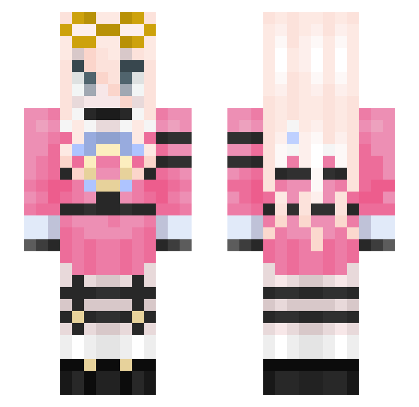 fabio_34 Minecraft skin, front and back view