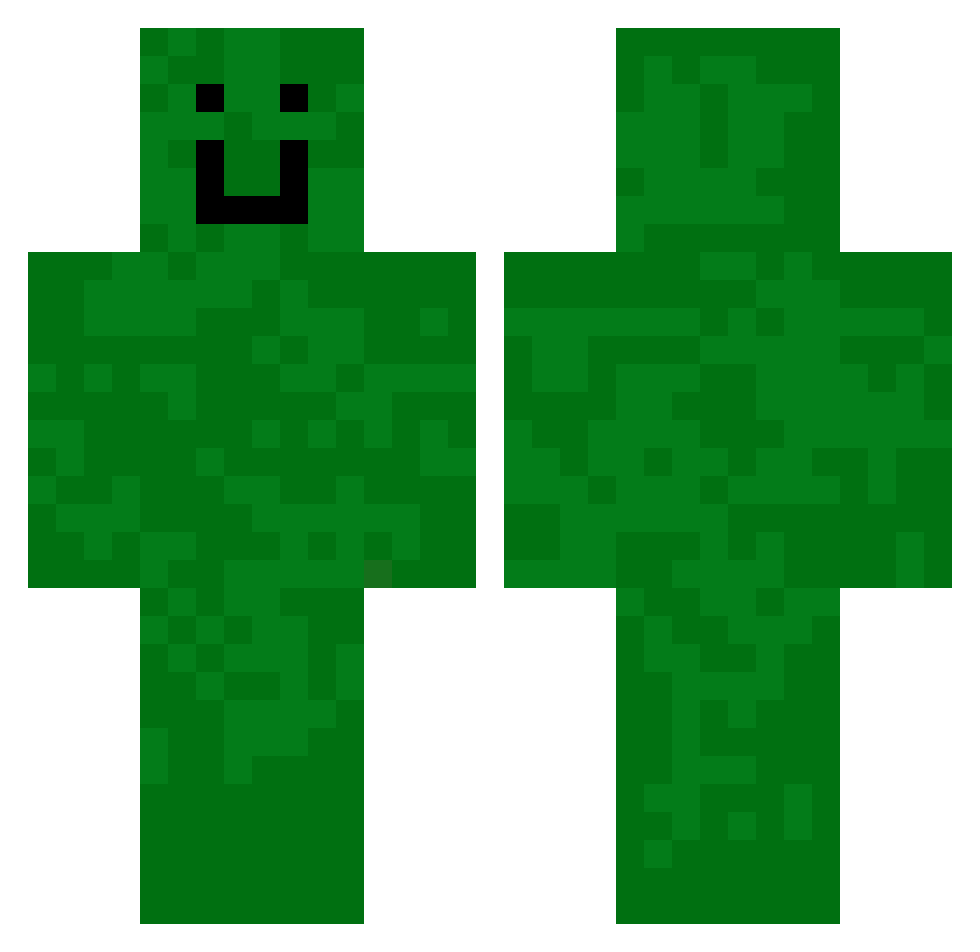 pbf2008 Minecraft skin, front and back view