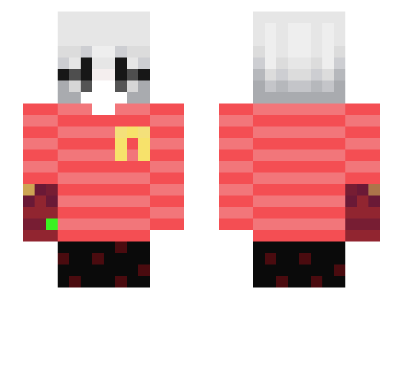 soigiacodoc Minecraft skin, front and back view