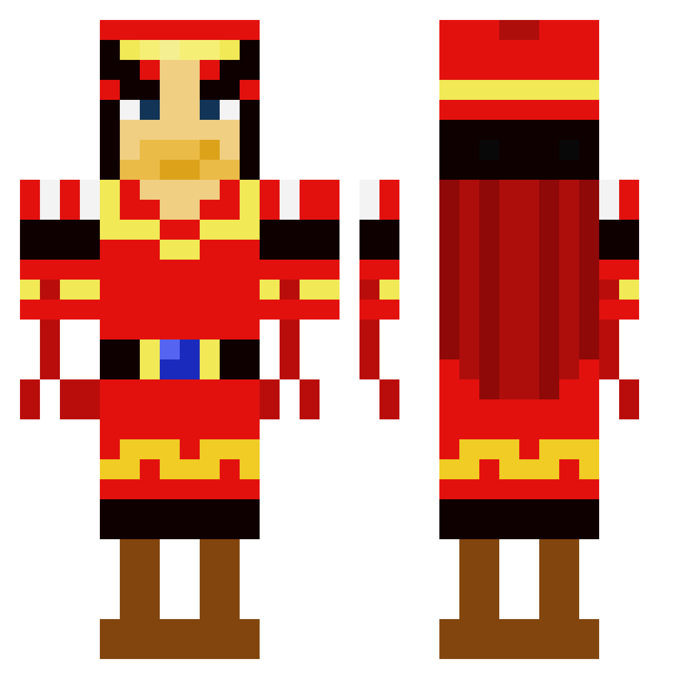 SeanS_5 Minecraft skin, front and back view