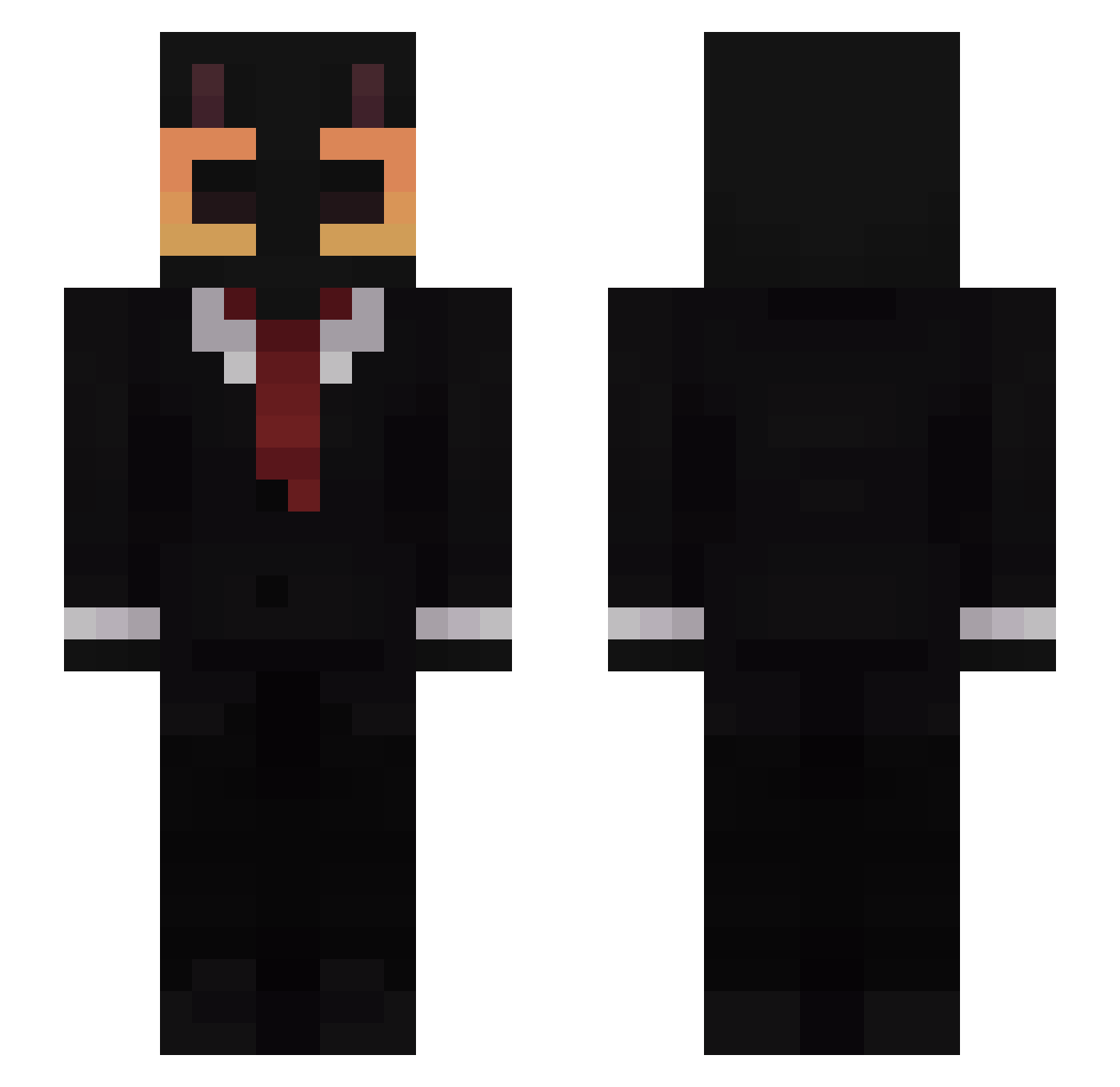 winteeeer13 Minecraft skin, front and back view