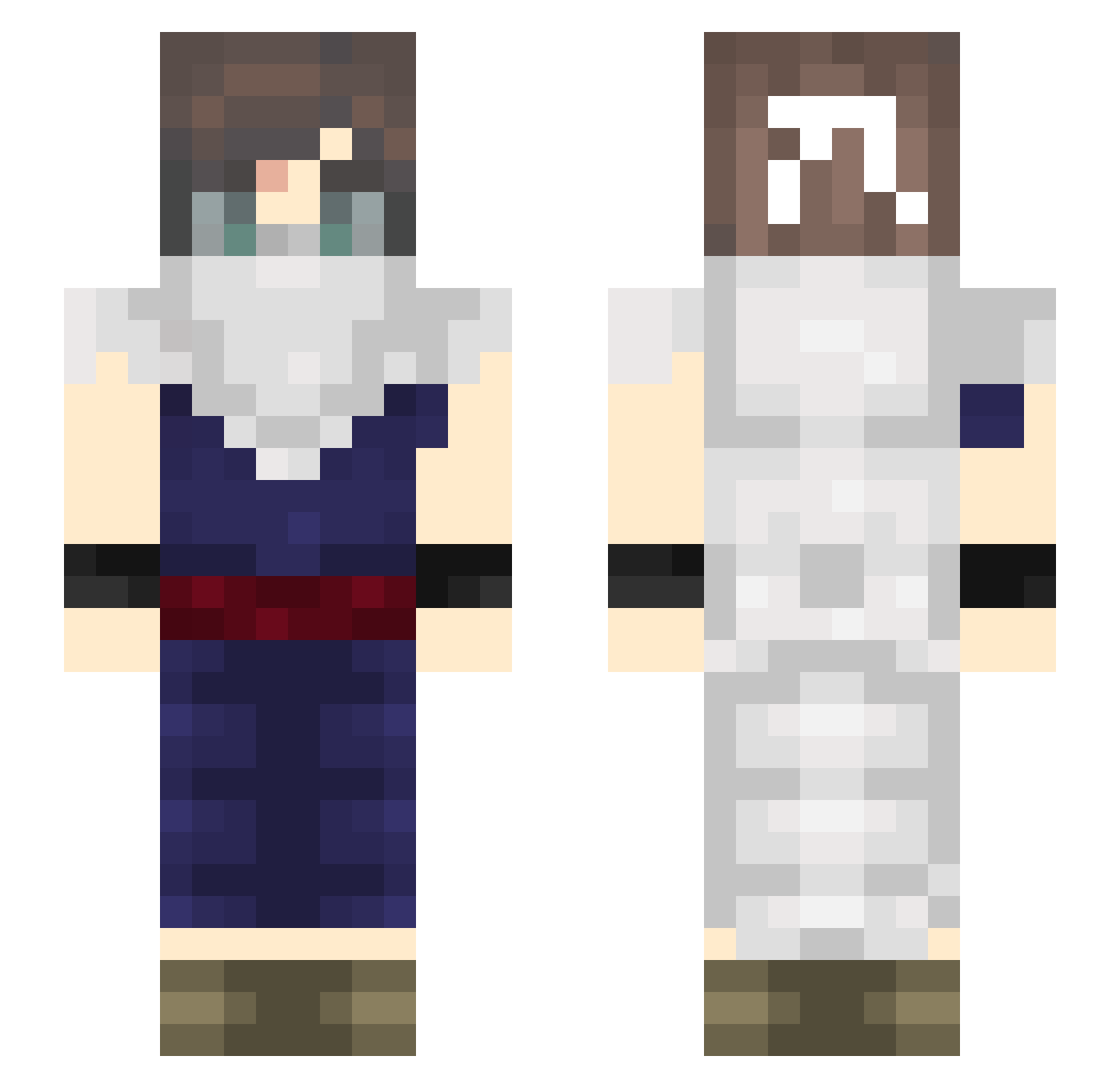 Ivanex_ Minecraft skin, front and back view