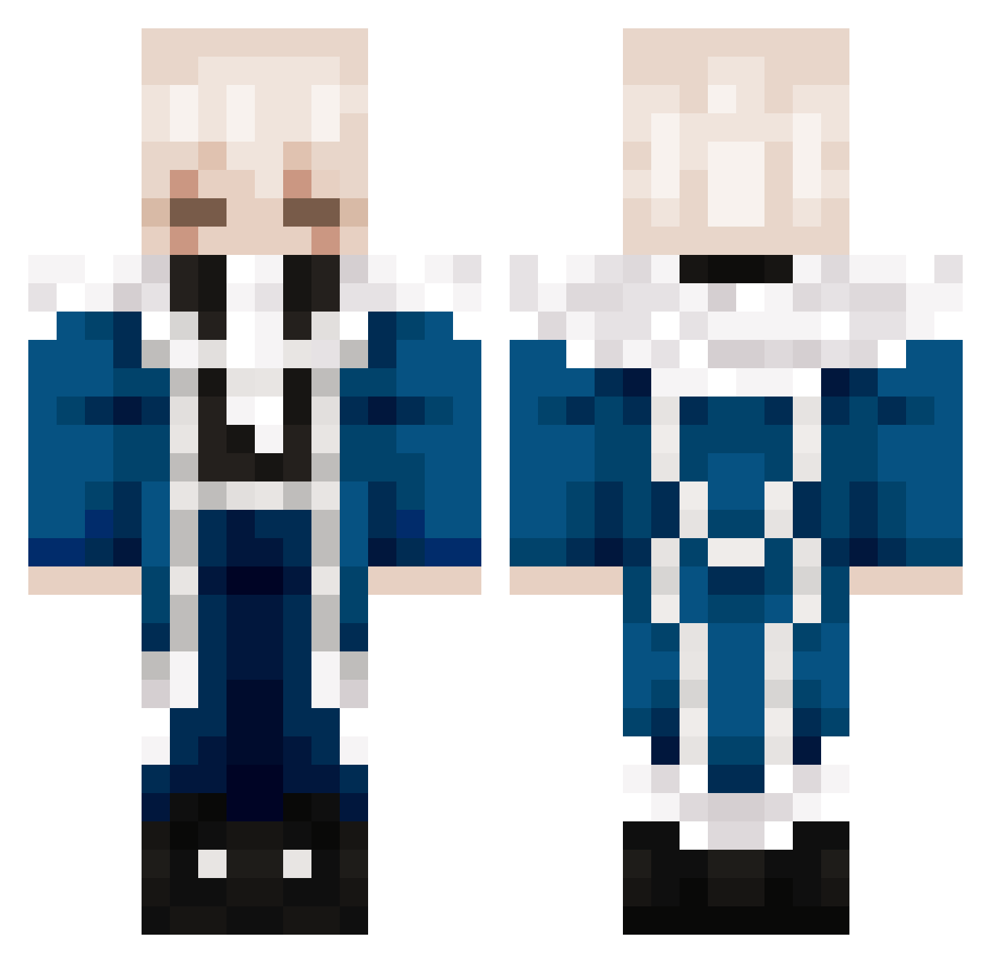 Fordsie_ Minecraft skin, front and back view