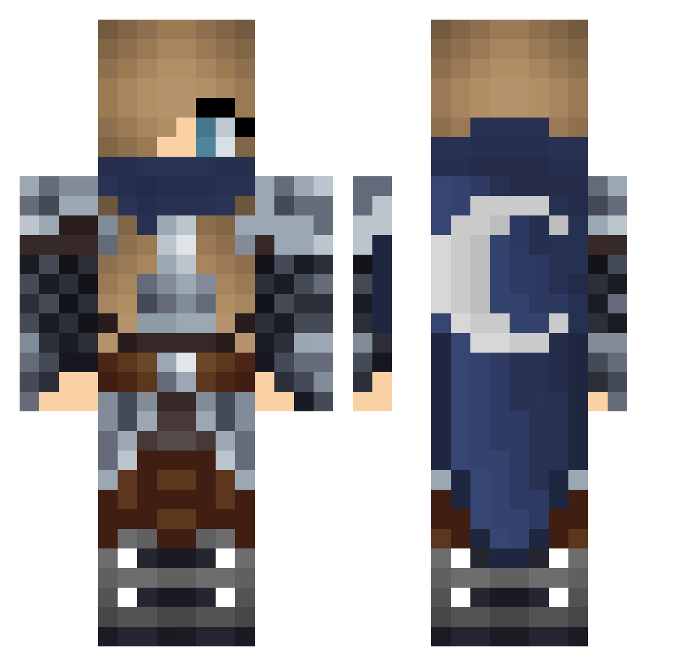 CapriMoon__ Minecraft skin, front and back view