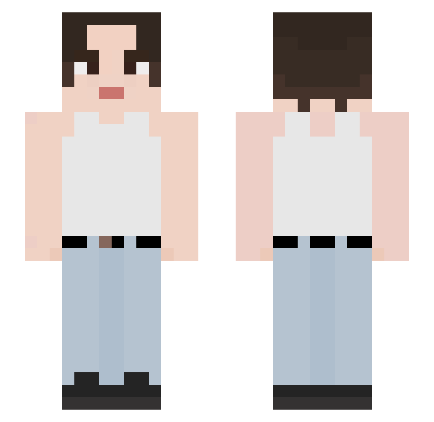 AlexDee_ Minecraft skin, front and back view