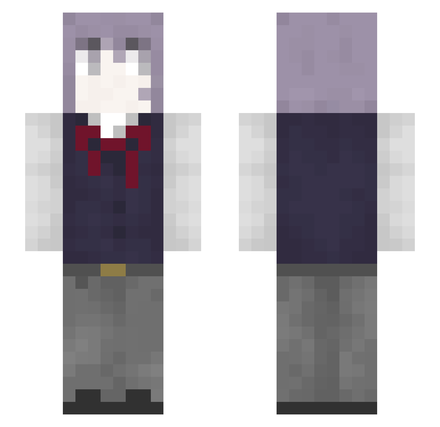 sovershayuNamaz Minecraft skin, front and back view