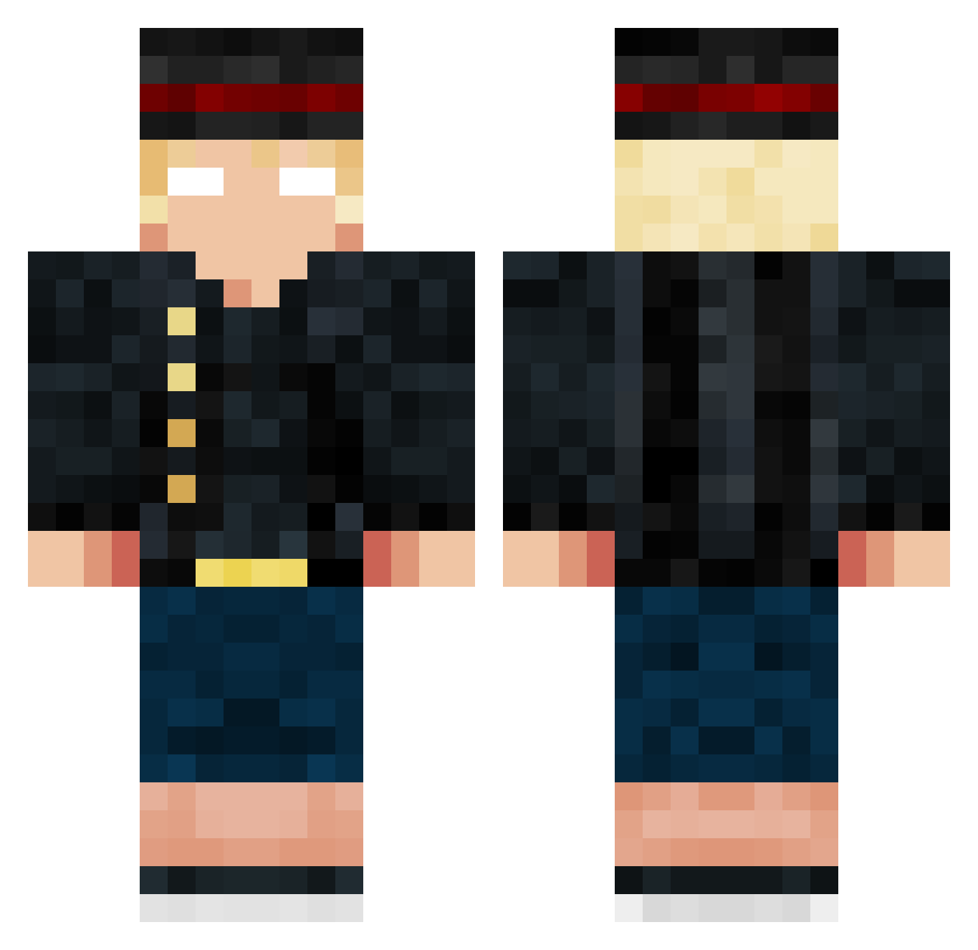 echo4eons Minecraft skin, front and back view
