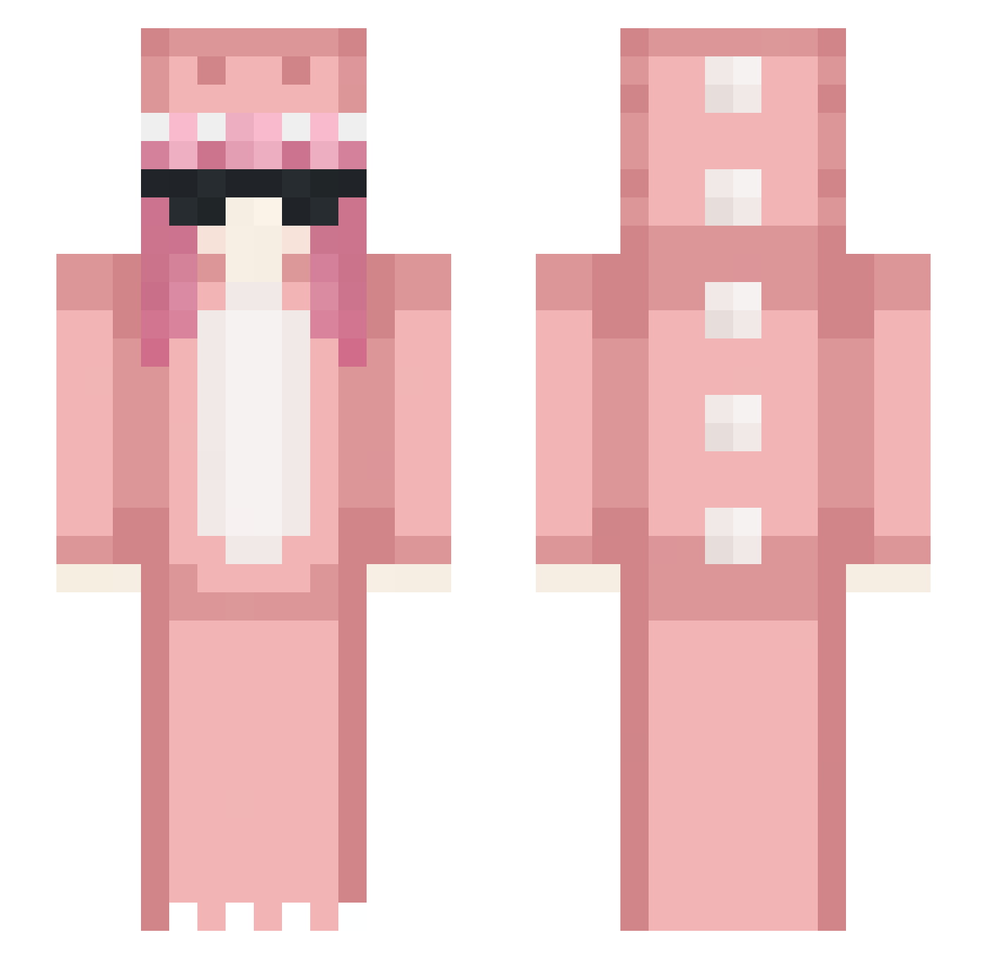 naoeovinho Minecraft skin, front and back view