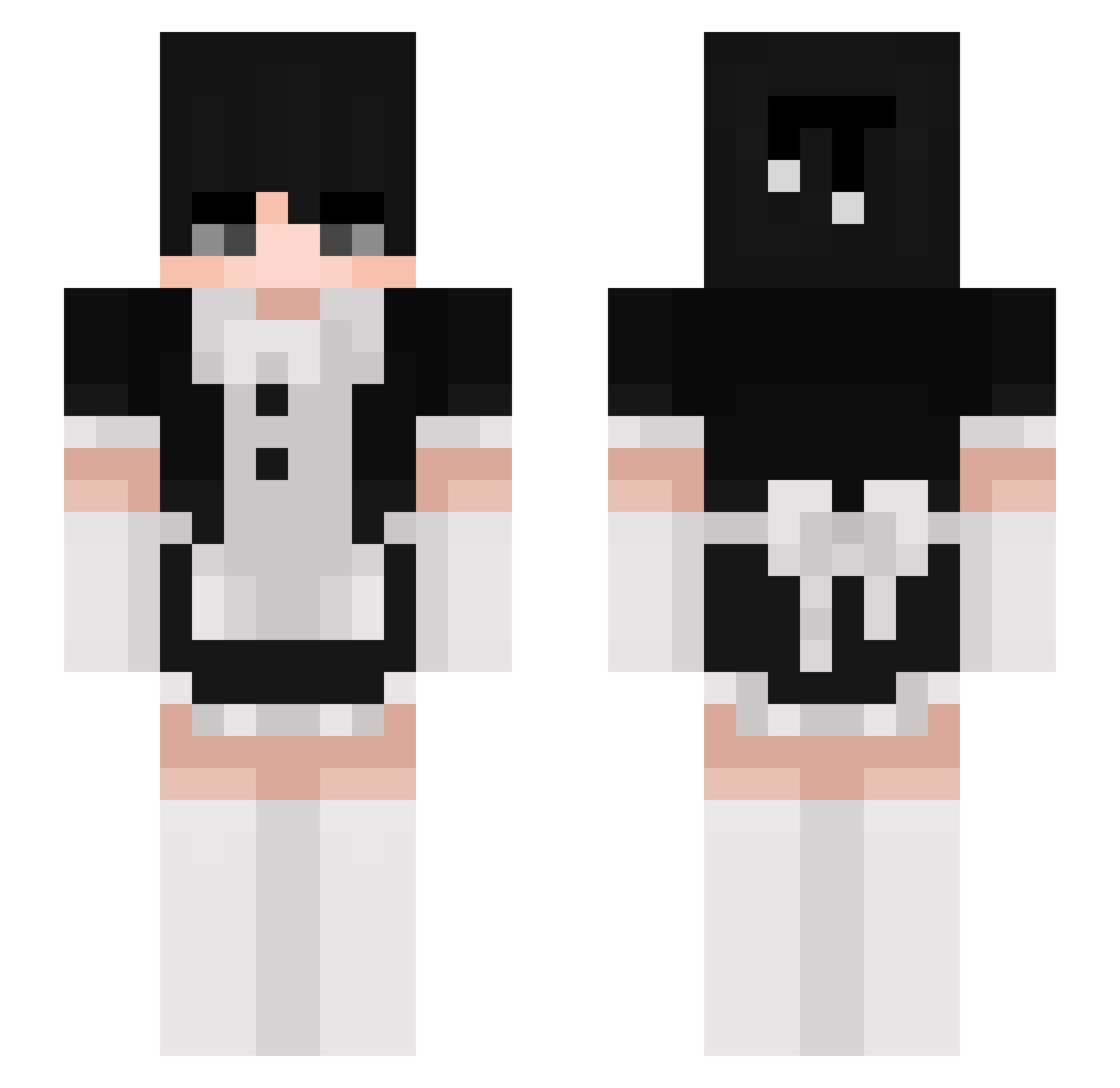 Lauraa_l Minecraft skin, front and back view