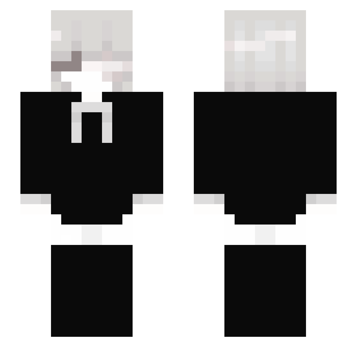 _m0onieee Minecraft skin, front and back view