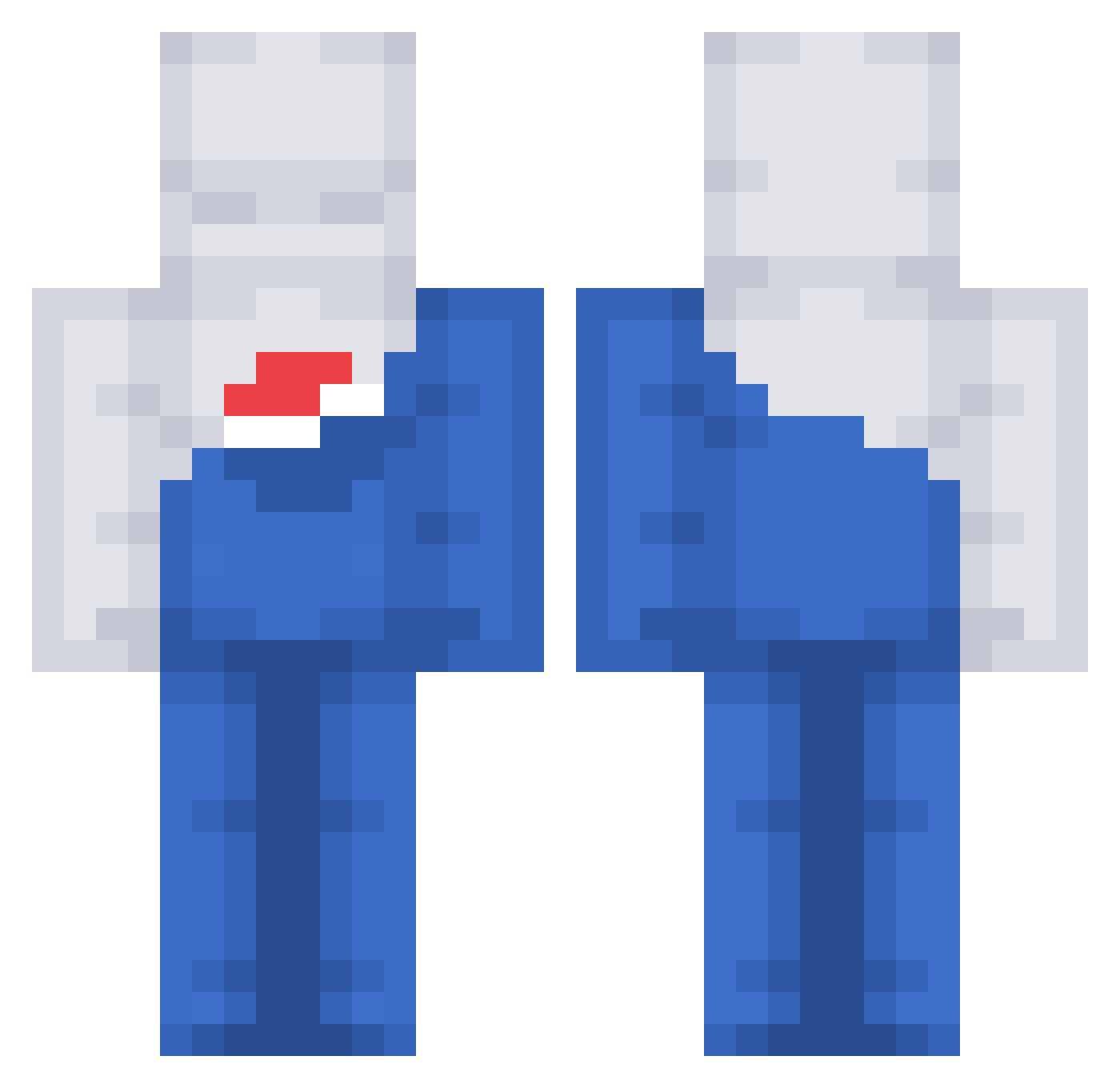 __Miraak__ Minecraft skin, front and back view