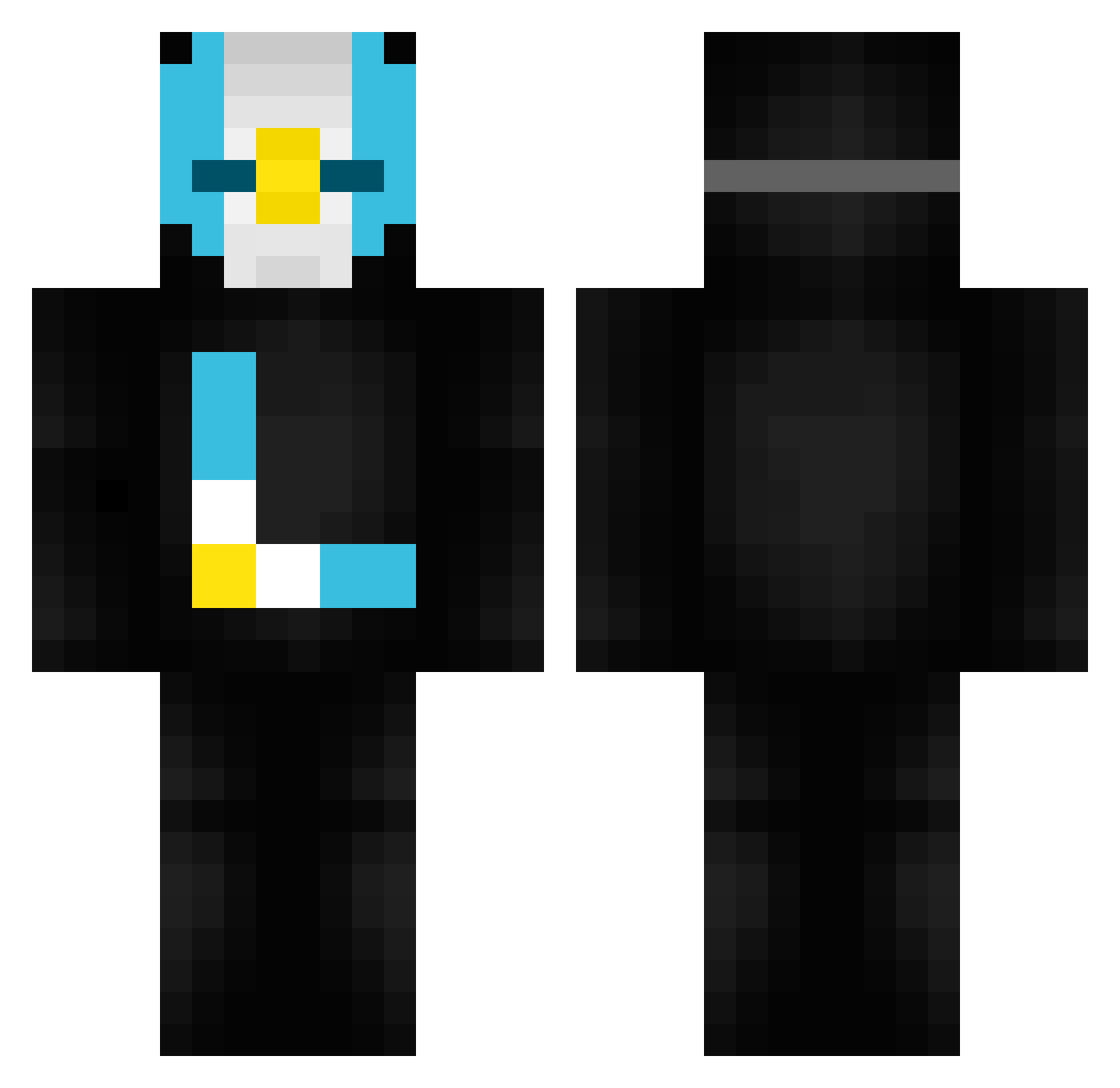 xXlautigamer77Xx Minecraft skin, front and back view