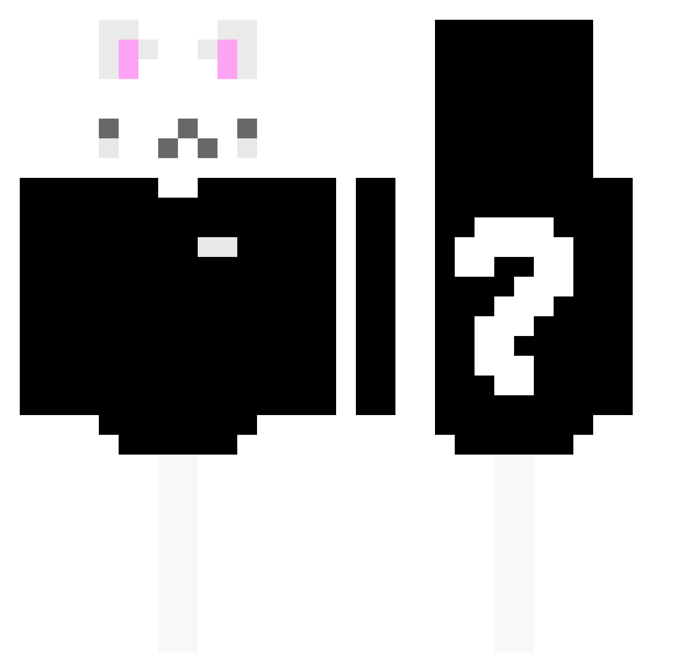 Error260404 Minecraft skin, front and back view