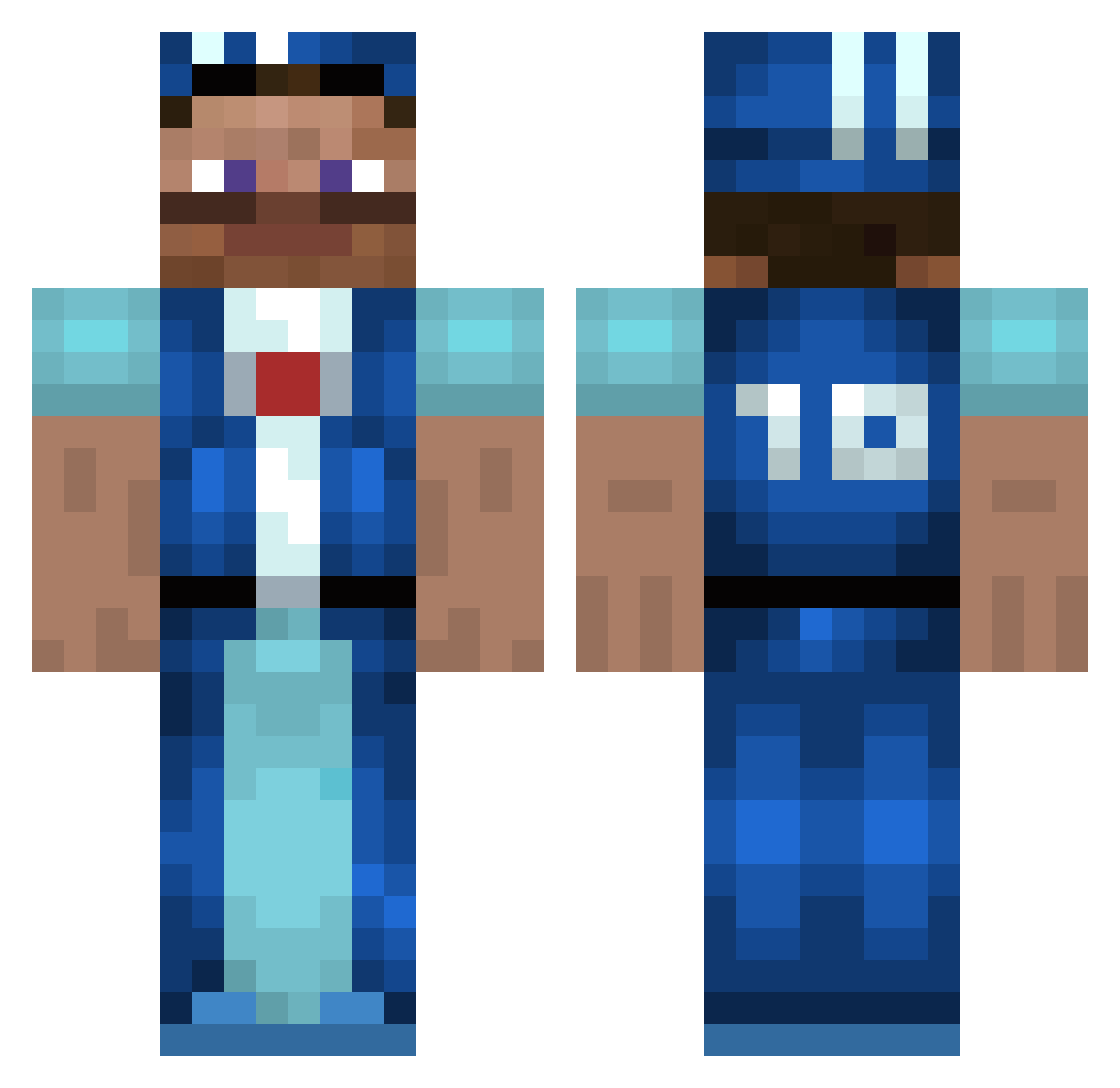 Peetripitsa5478 Minecraft skin, front and back view