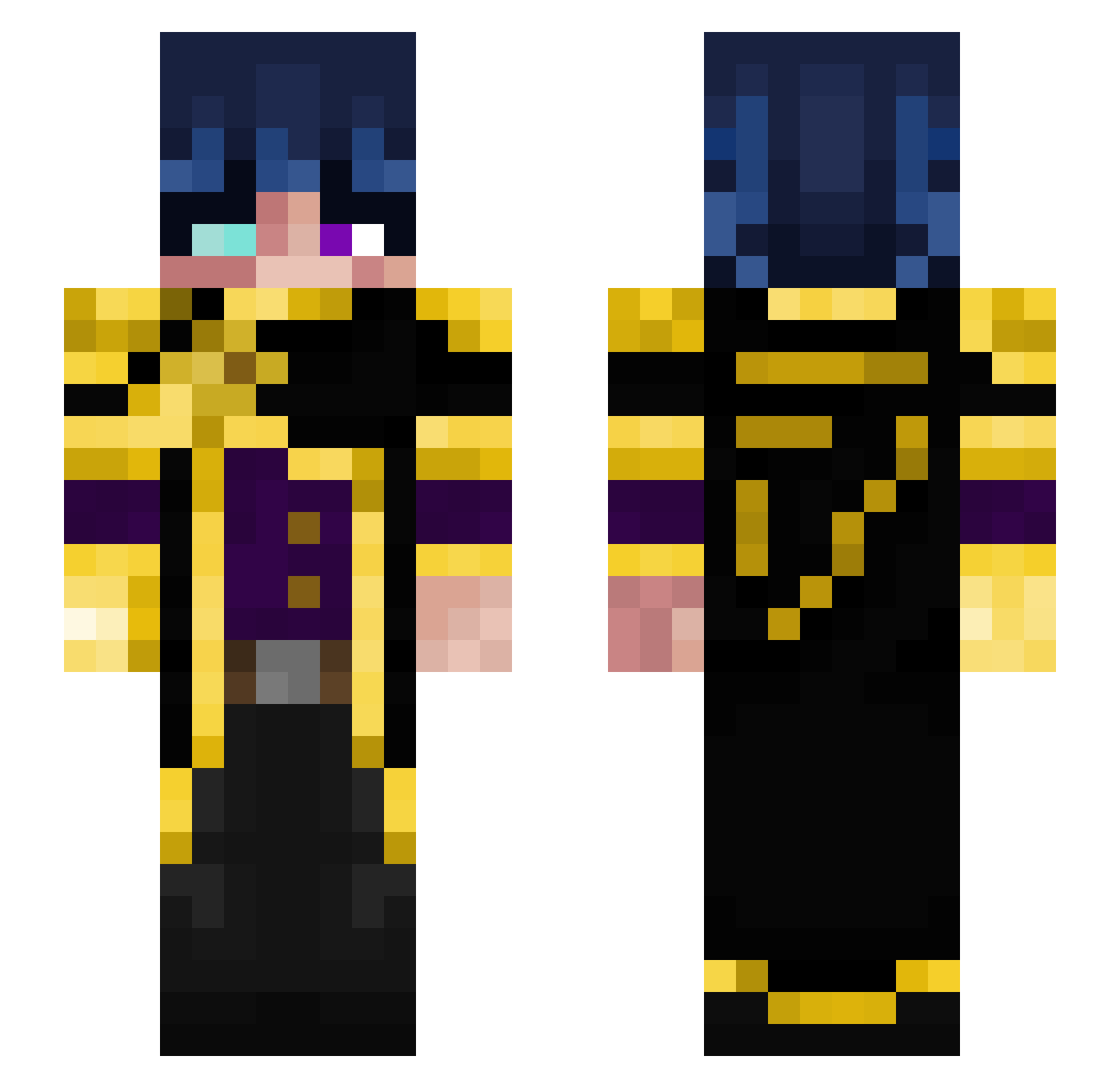 pitbull102005 Minecraft skin, front and back view