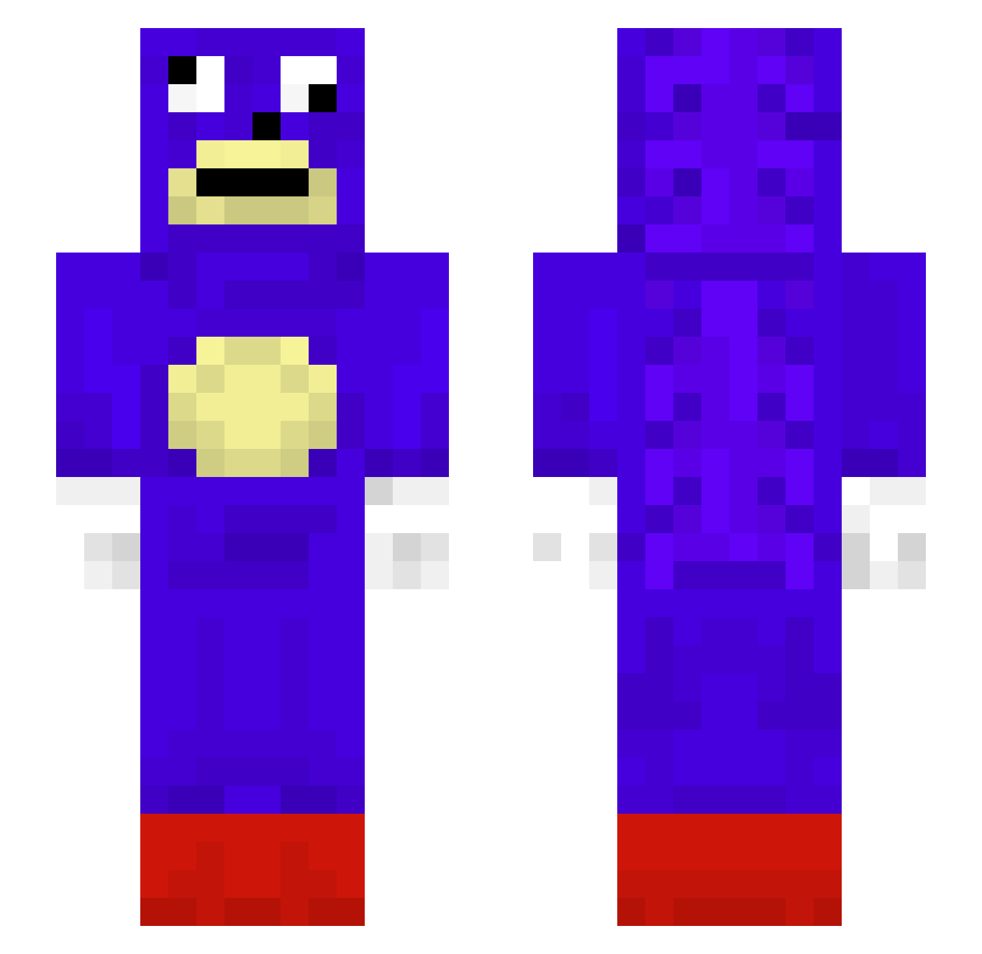 TaumTaum_ Minecraft skin, front and back view
