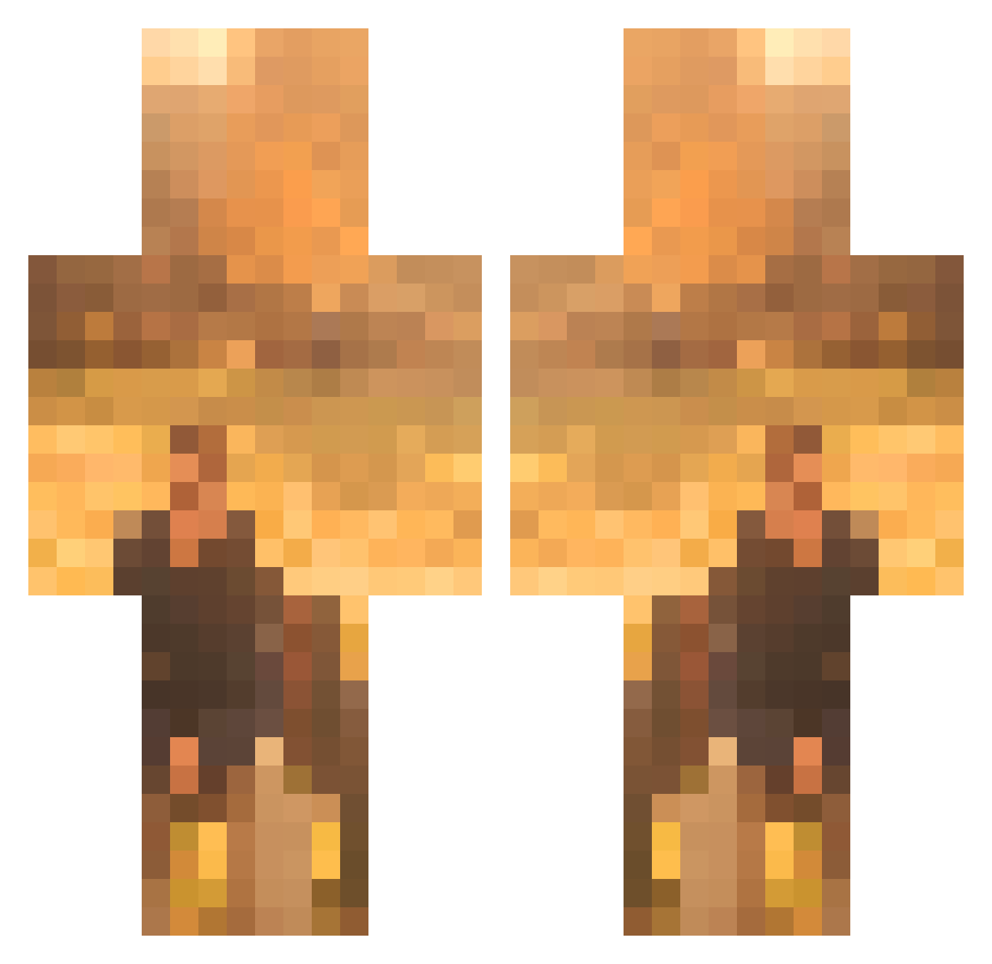 djalbanskakreska Minecraft skin, front and back view