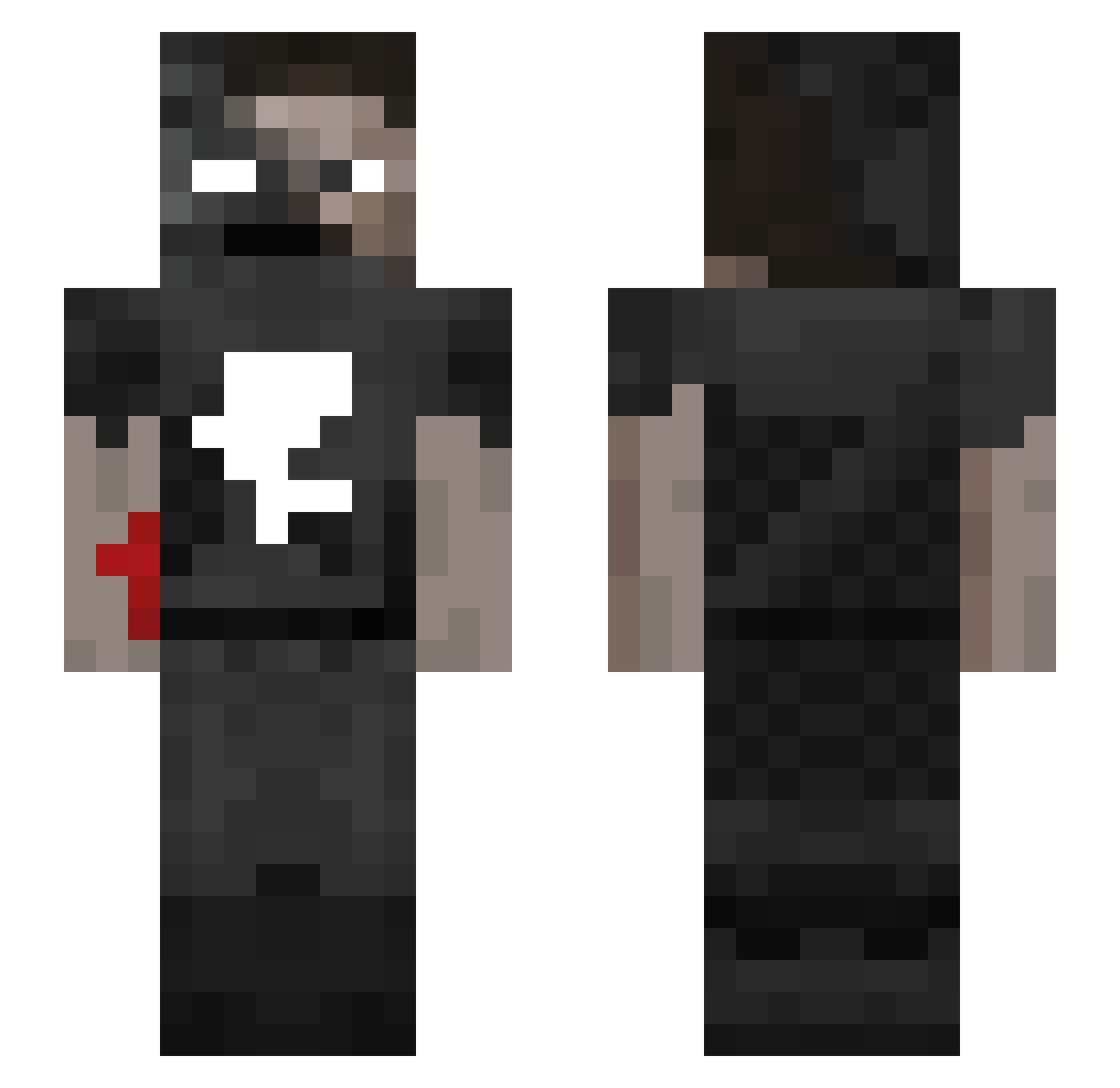 mr_WasserFlasahe Minecraft skin, front and back view