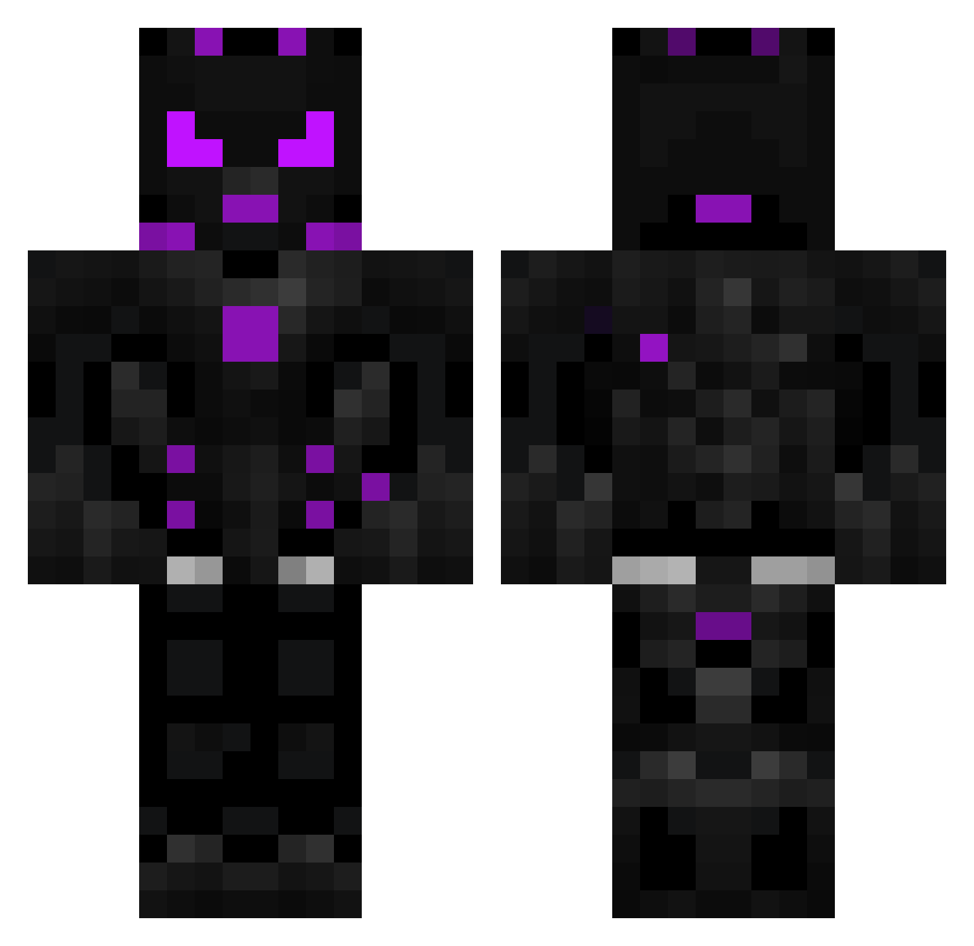 JulianGHG999 Minecraft skin, front and back view