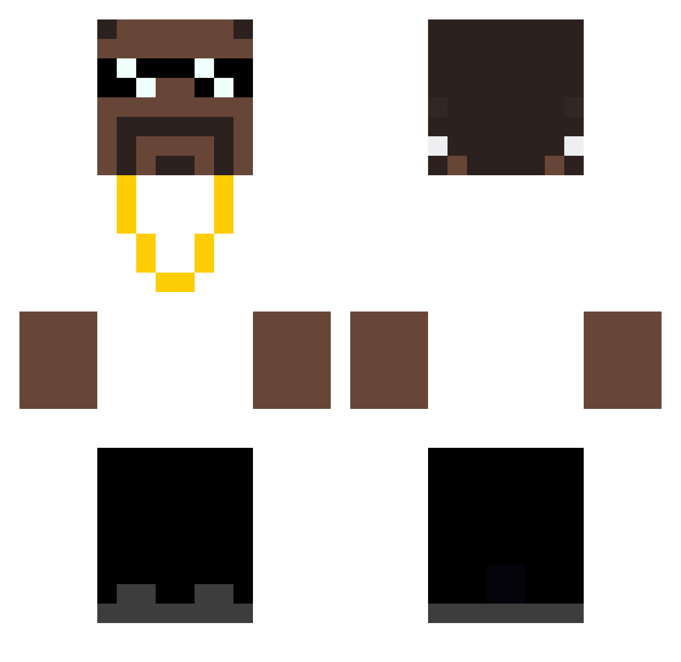 ZoranMadic Minecraft skin, front and back view