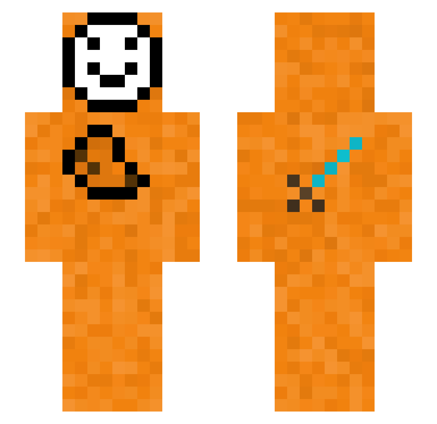 Strxfer_ Minecraft skin, front and back view