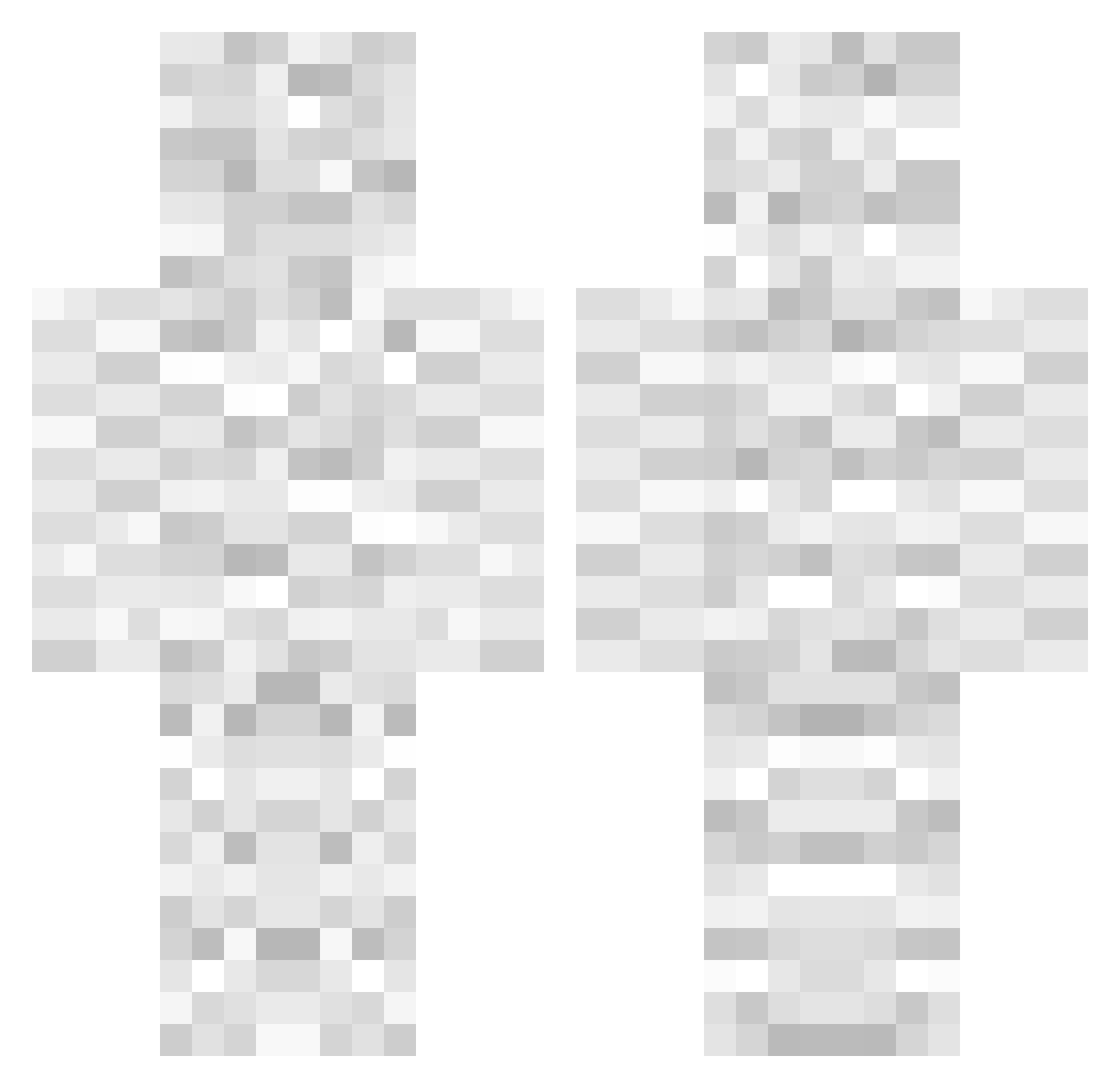 victorykorea Minecraft skin, front and back view