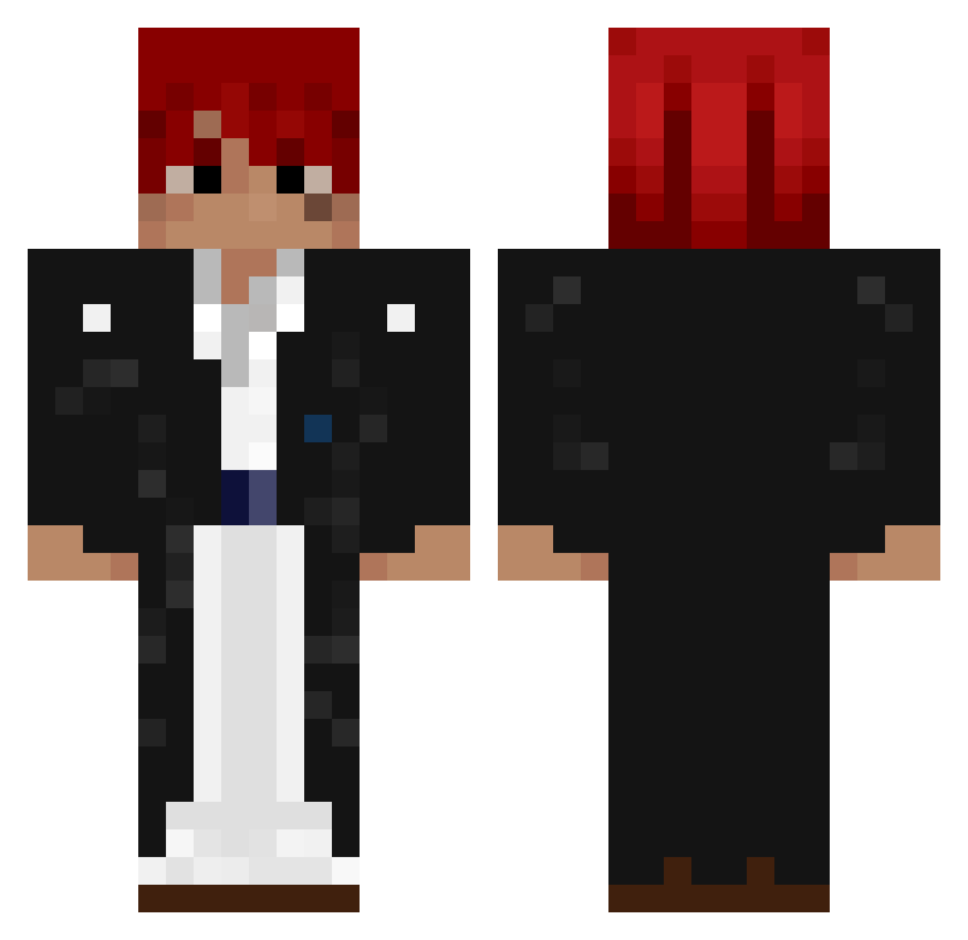 That0neGuyAI Minecraft skin, front and back view