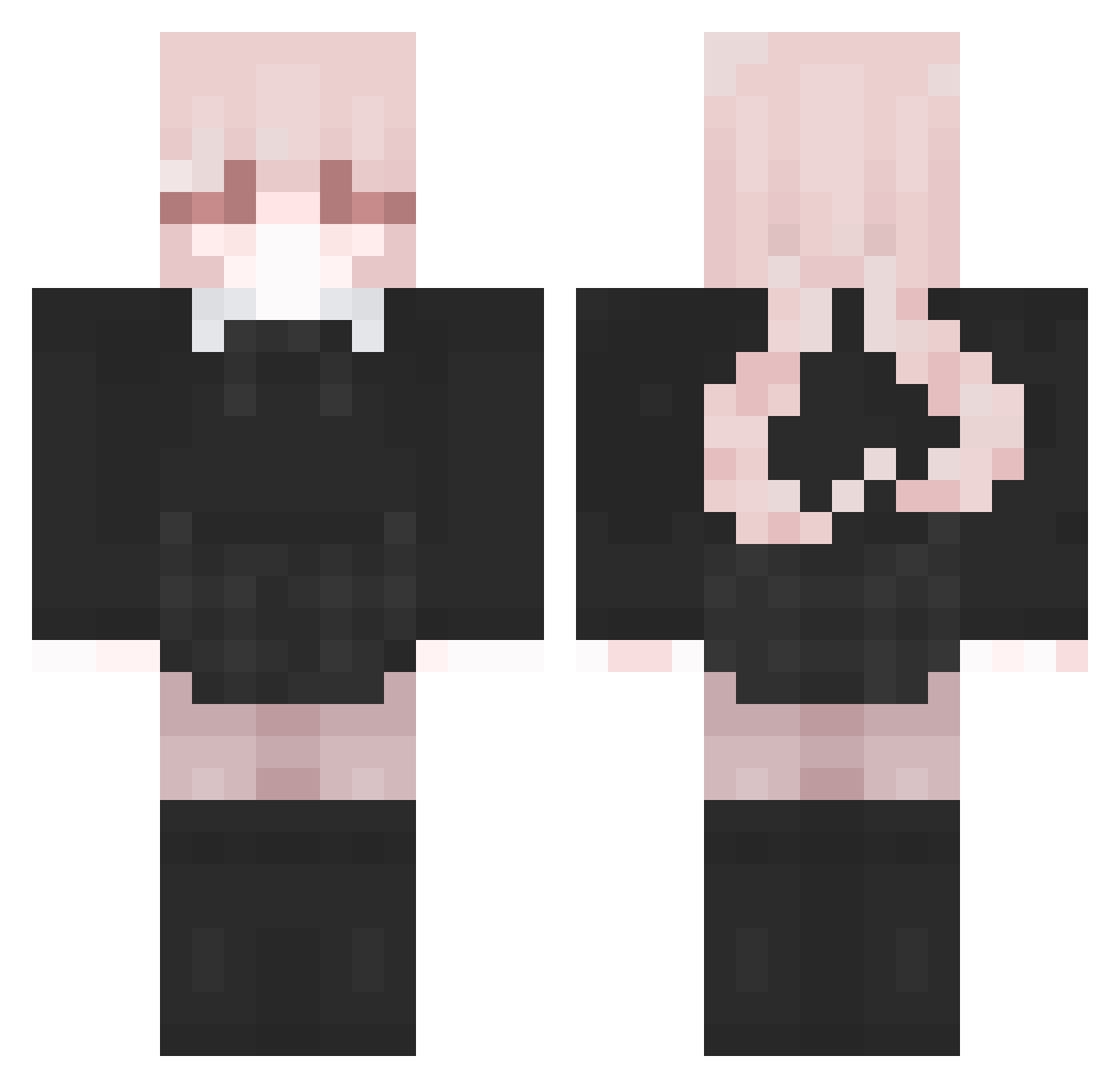 Daydreamer4759o Minecraft skin, front and back view