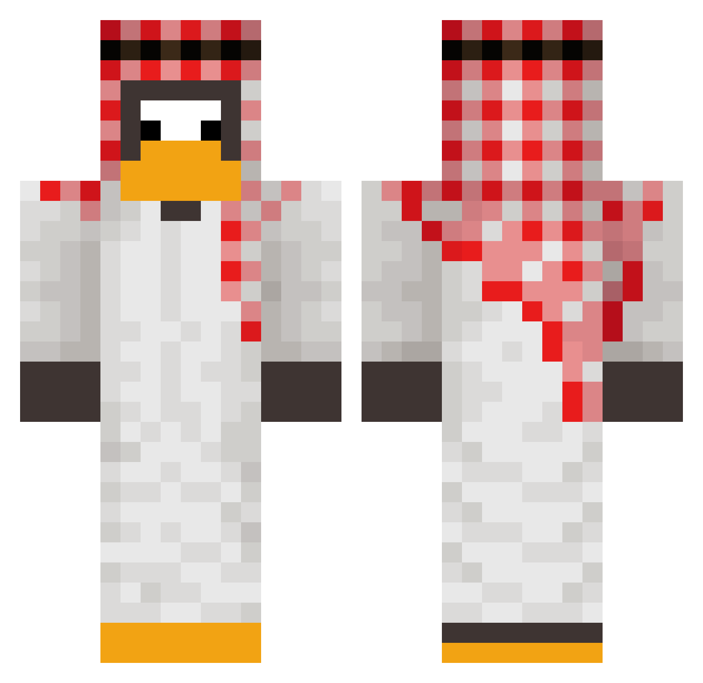 NiTROoX_ Minecraft skin, front and back view
