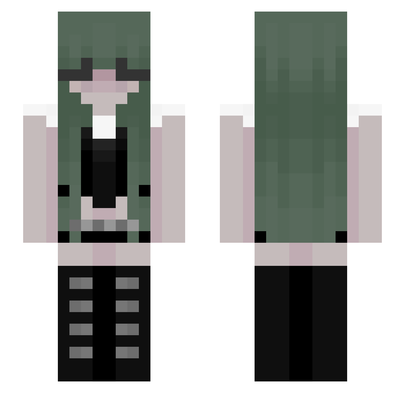 T0XICR1OT Minecraft skin, front and back view