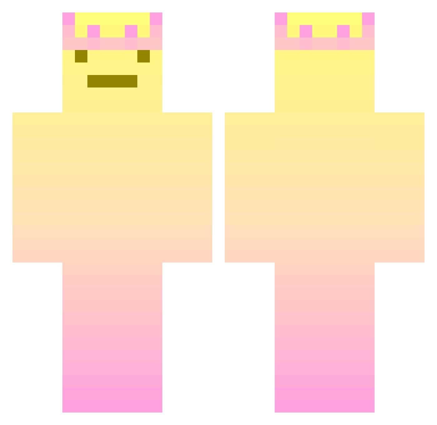 Sahl_ Minecraft skin, front and back view
