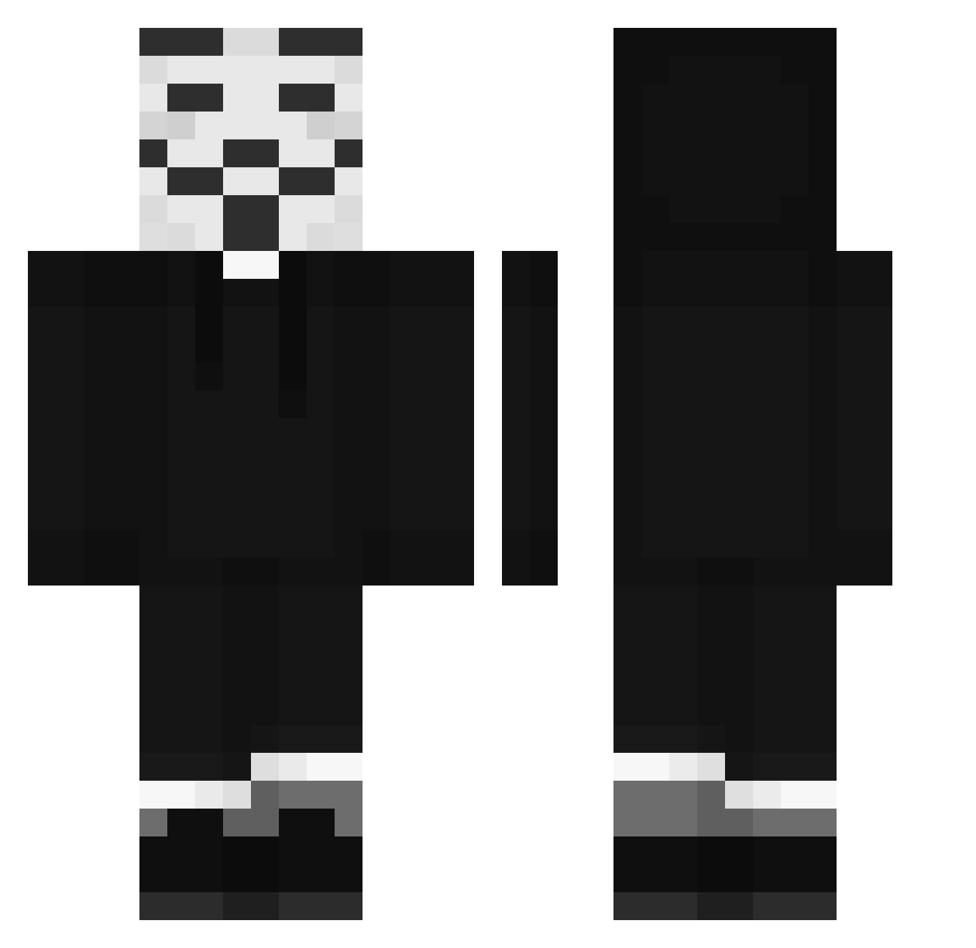 philipster16 Minecraft skin, front and back view