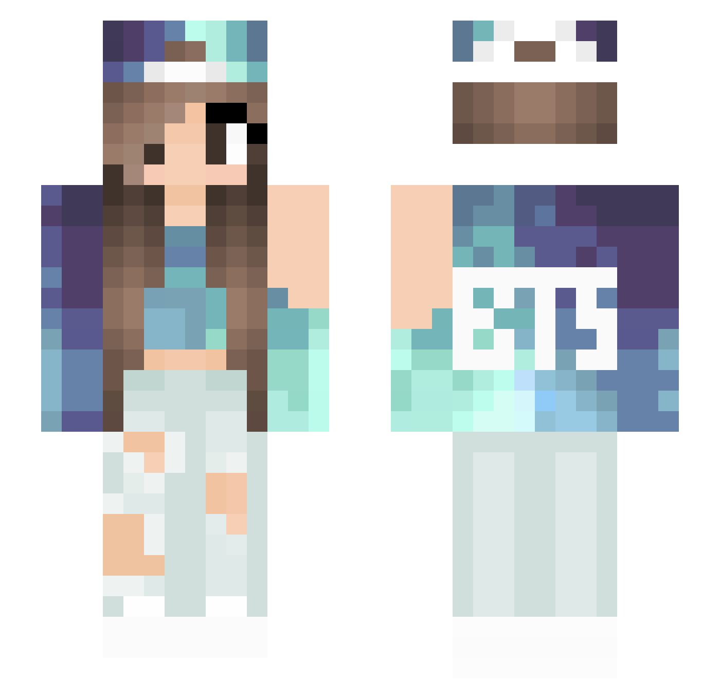 Merydian - bts Minecraft skin