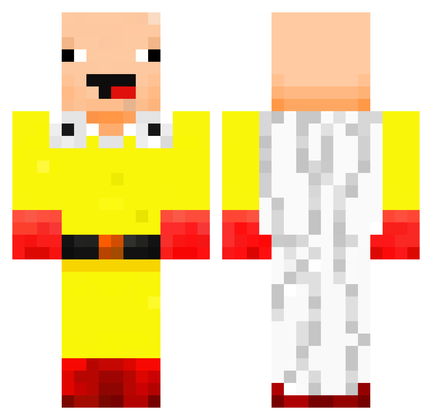 _POW3R_ Minecraft skin, front and back view