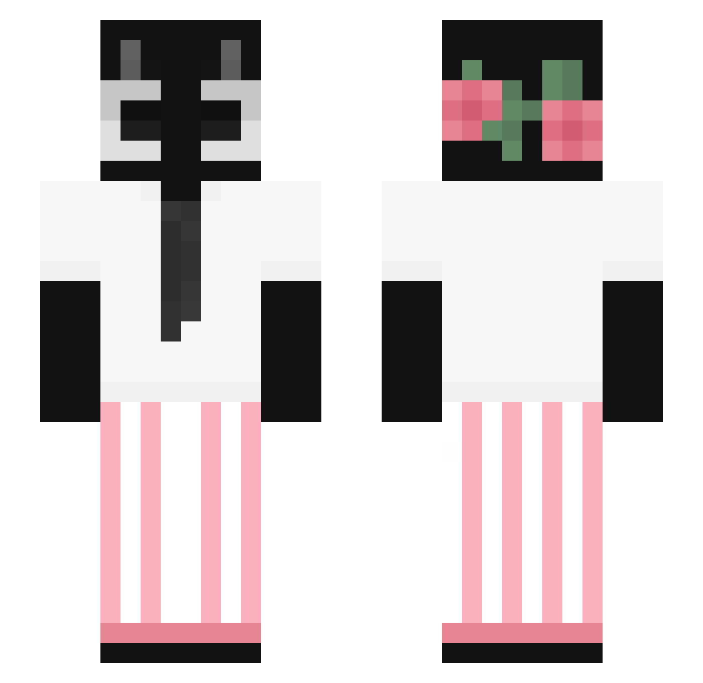 GandyFrodo Minecraft skin, front and back view