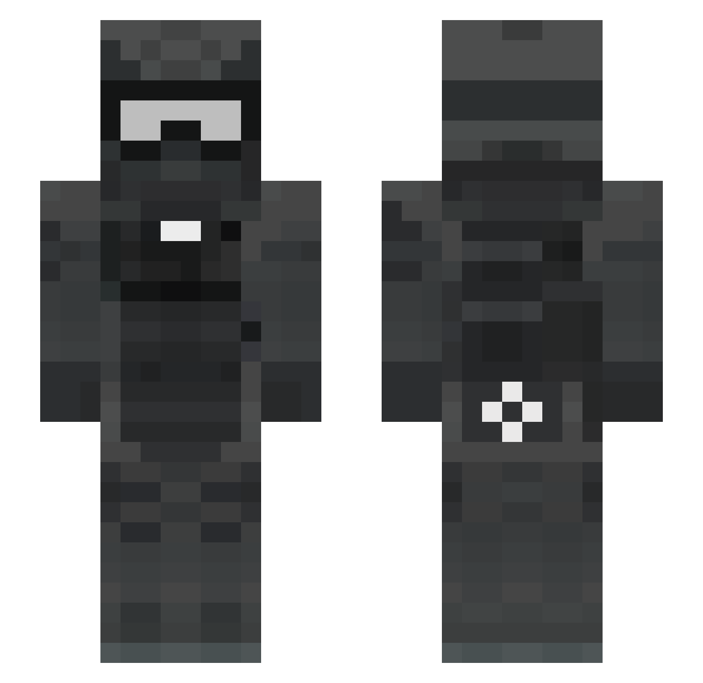 gallihalli77 Minecraft skin, front and back view