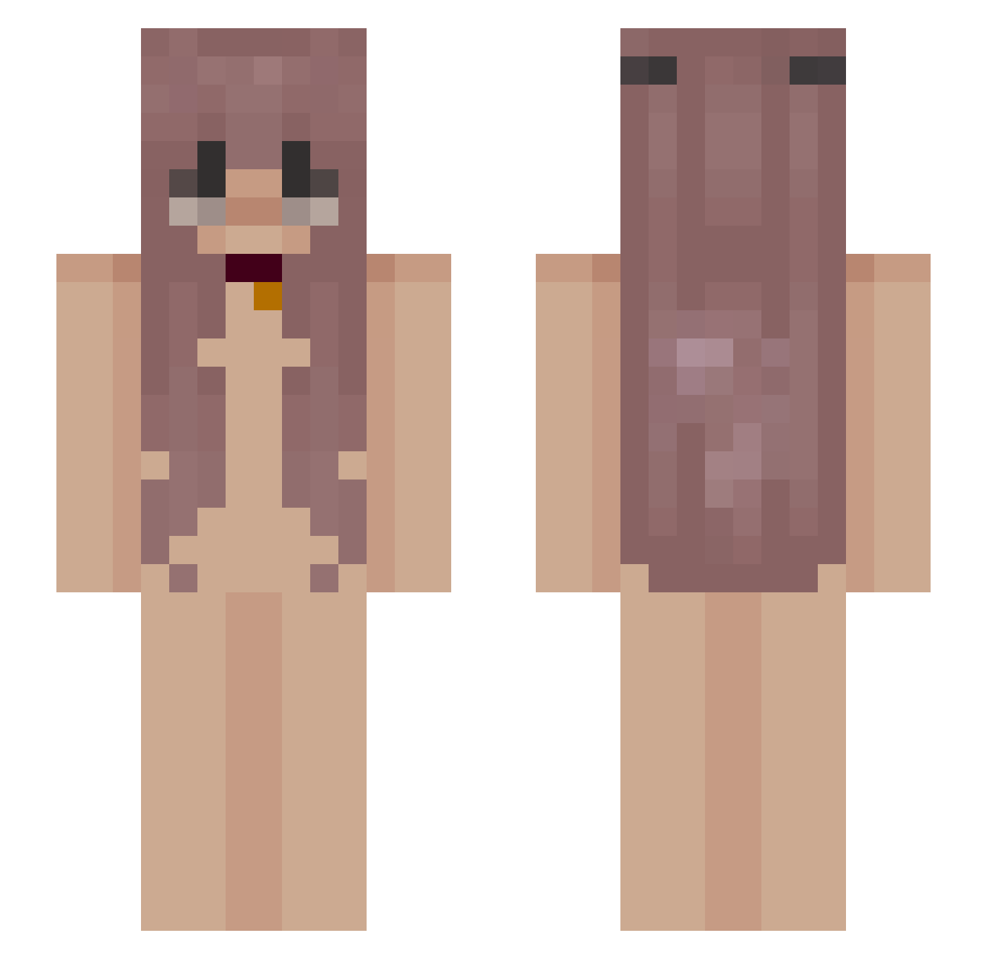 FAGUAH Minecraft skin, front and back view