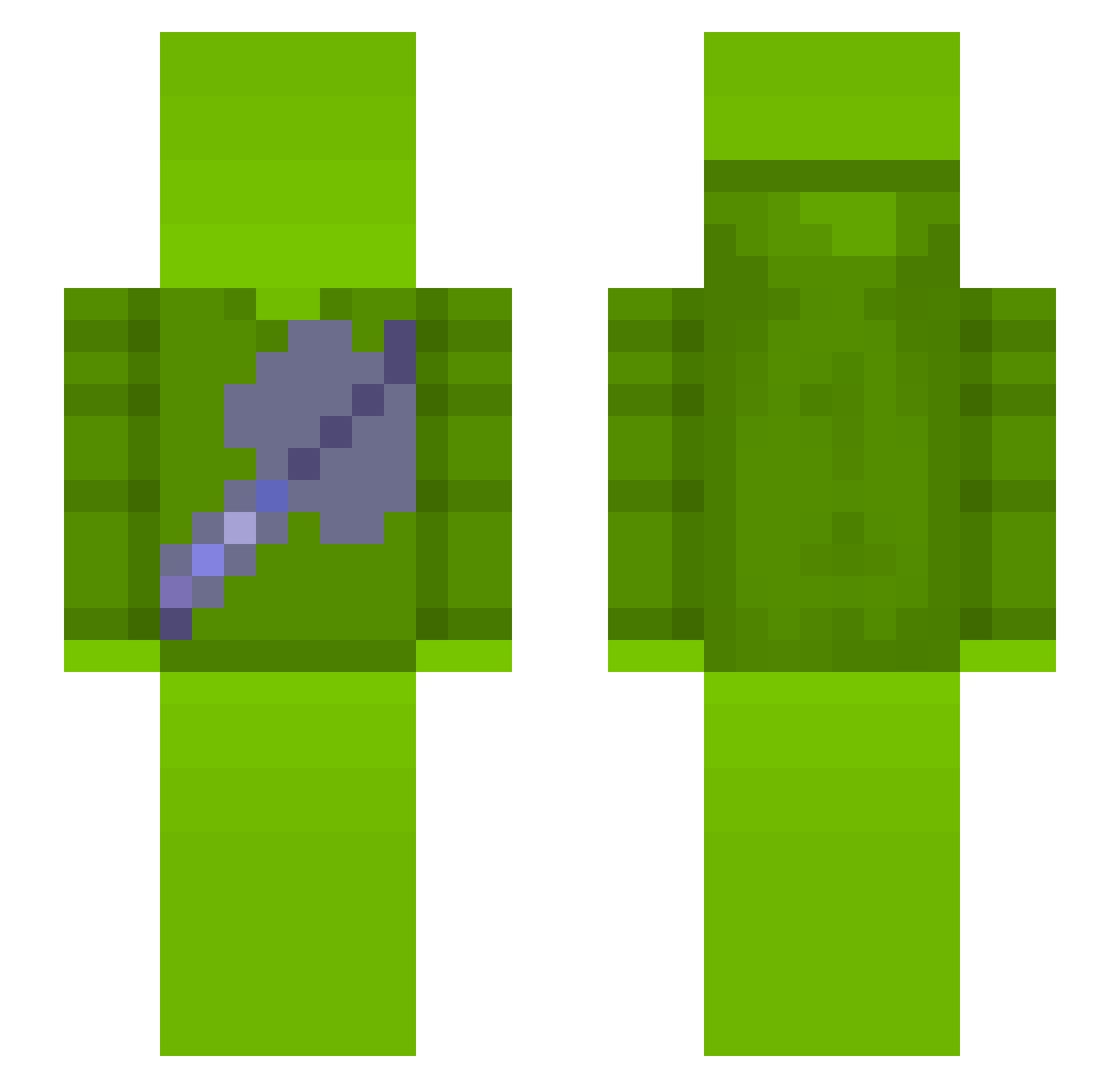 _BLAD3__ Minecraft skin, front and back view