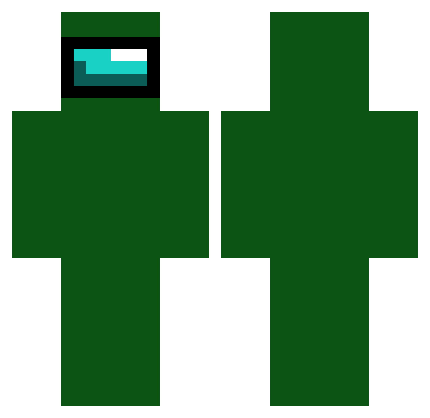 theokk2013 Minecraft skin, front and back view