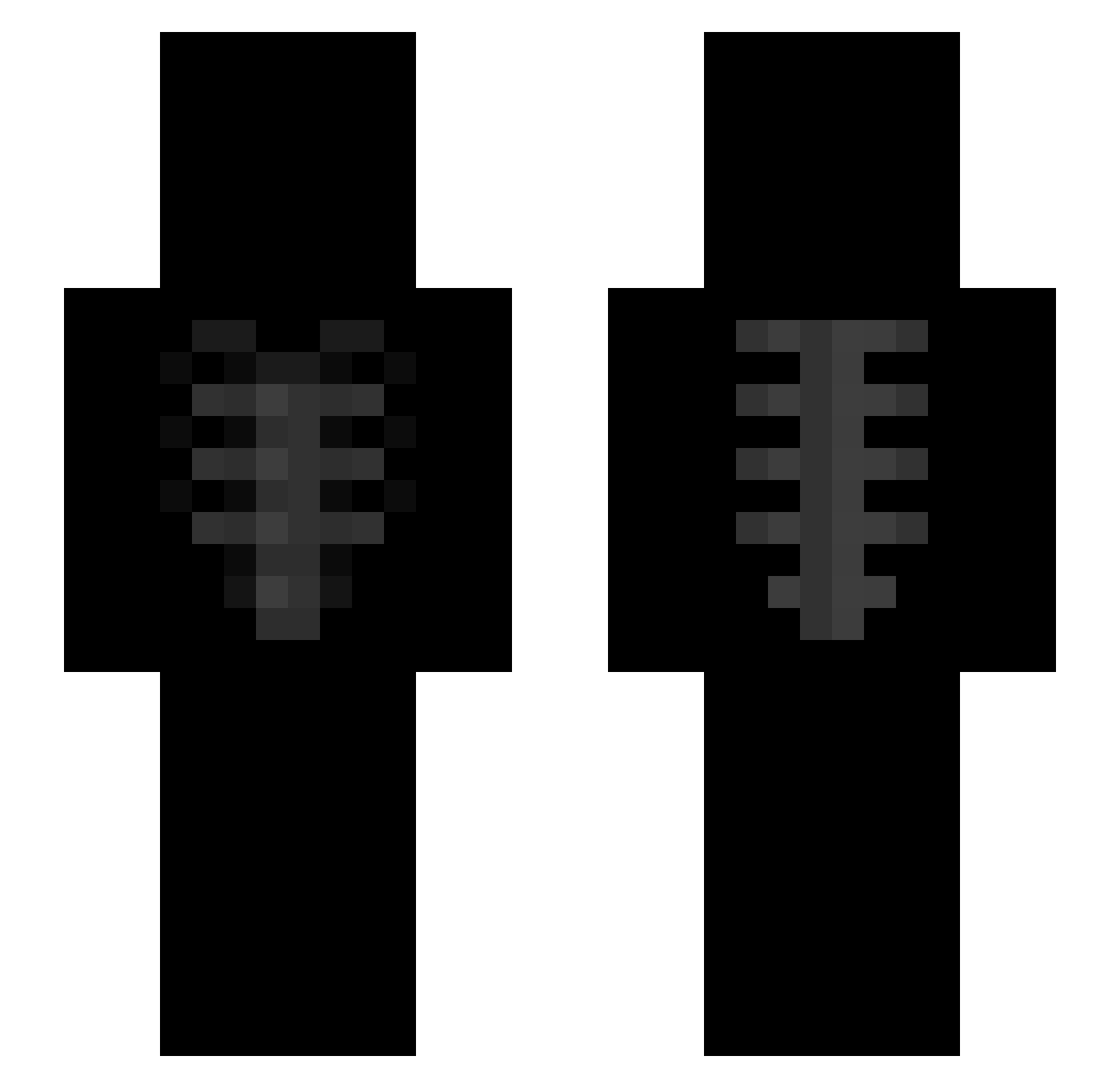 NICe_pvp_ Minecraft skin, front and back view