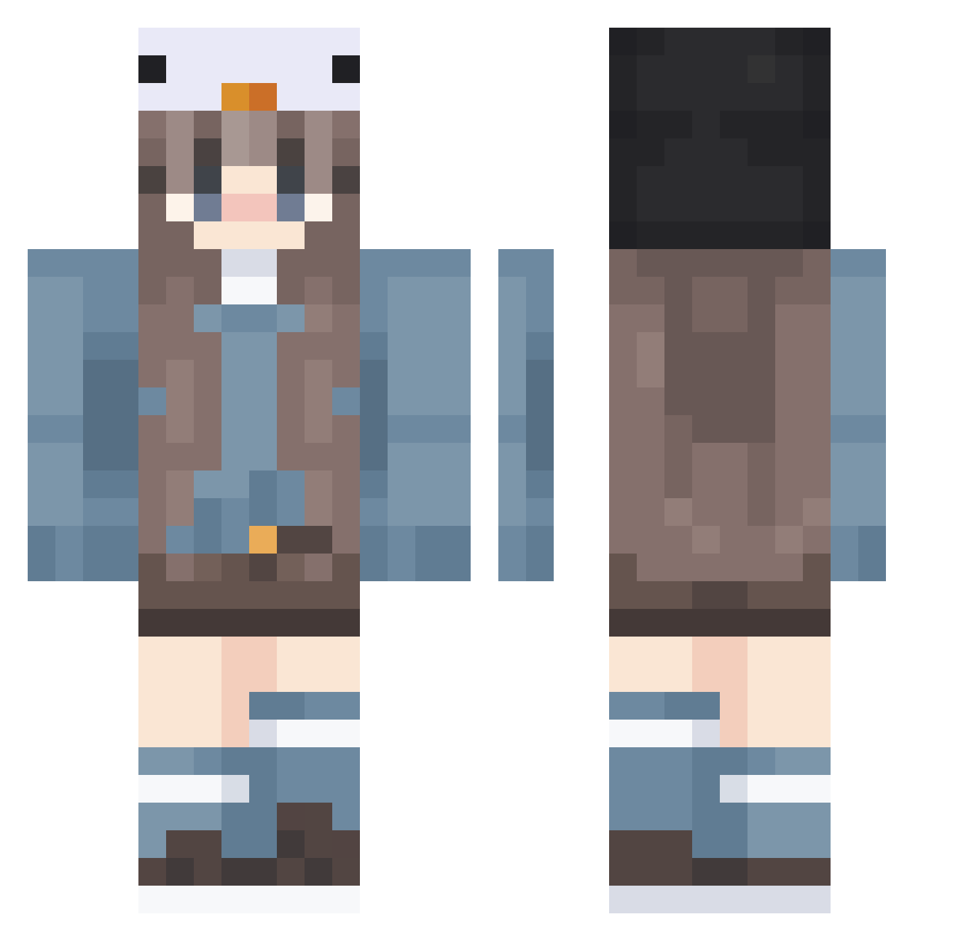 mai_mai2001 Minecraft skin, front and back view