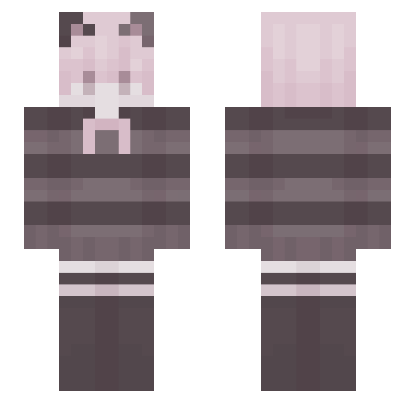 TANKAVOD Minecraft skin, front and back view