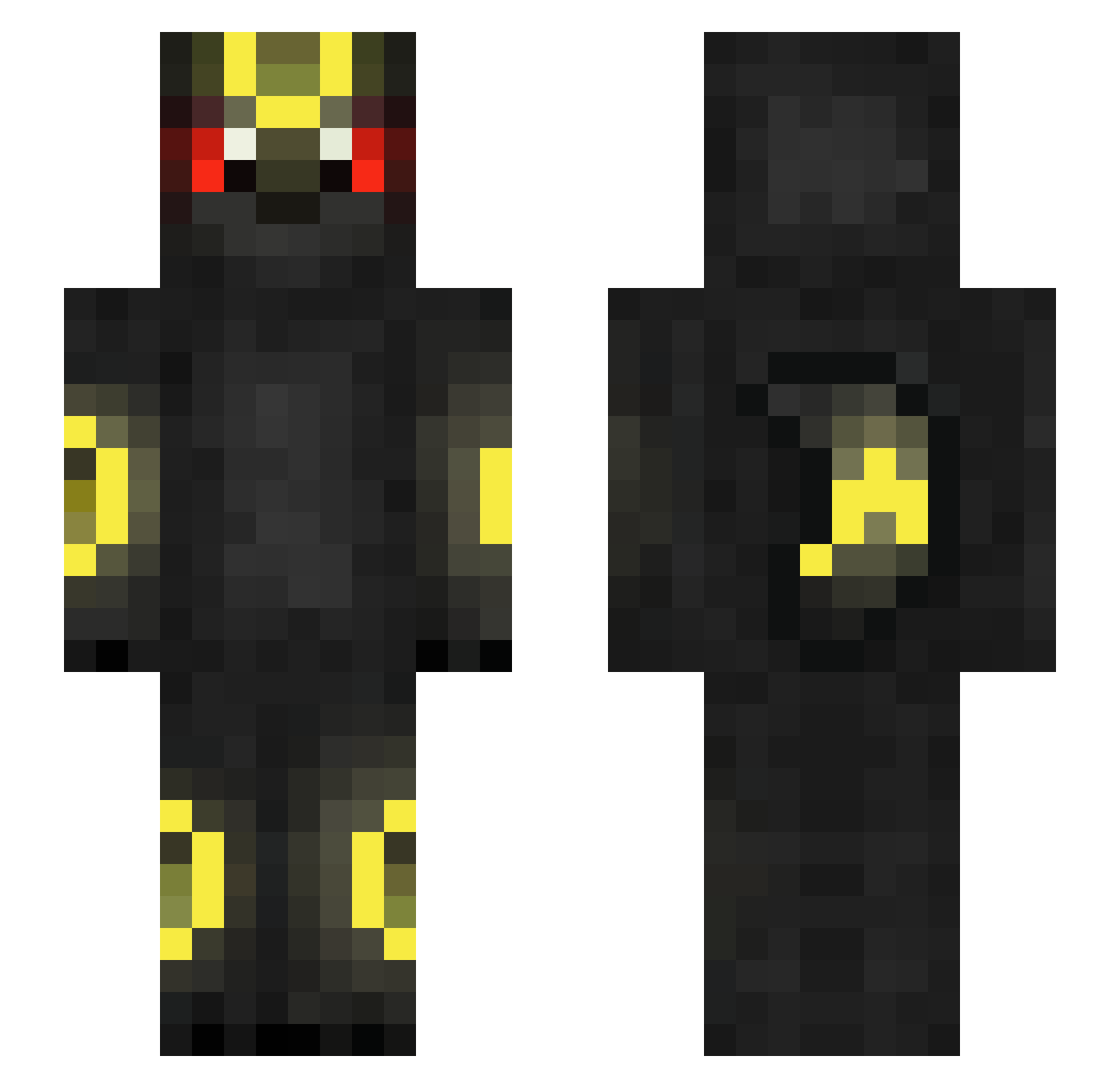 d4sh___ Minecraft skin, front and back view